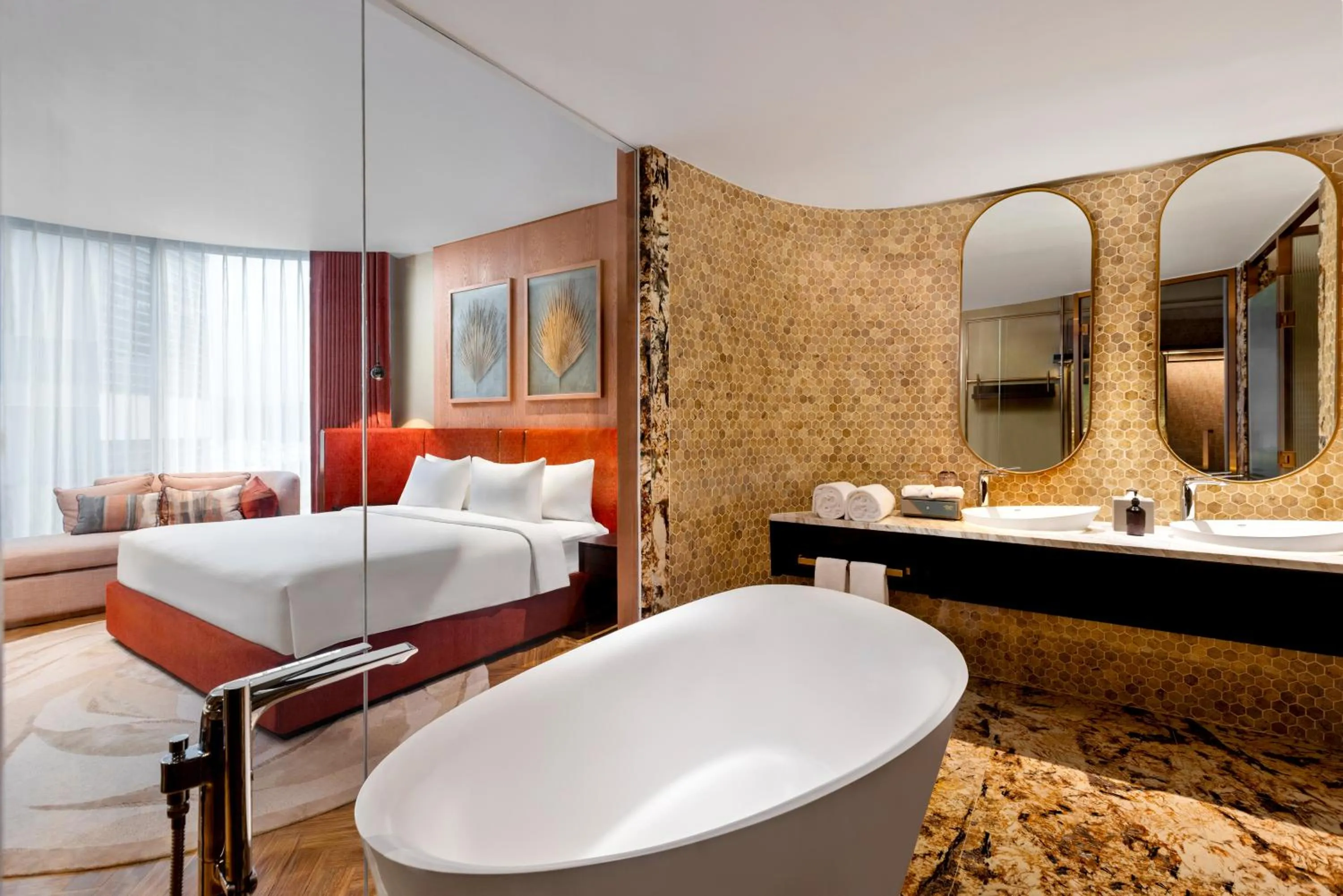 Bathroom, Bed in The Morning Glow - Handwritten Collection