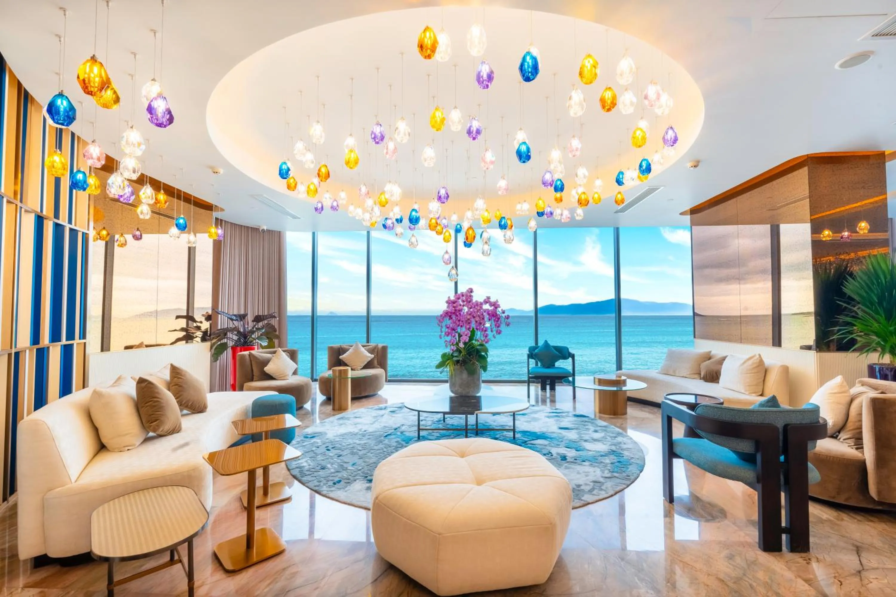 Communal lounge/ TV room in The Morning Glow - Handwritten Collection