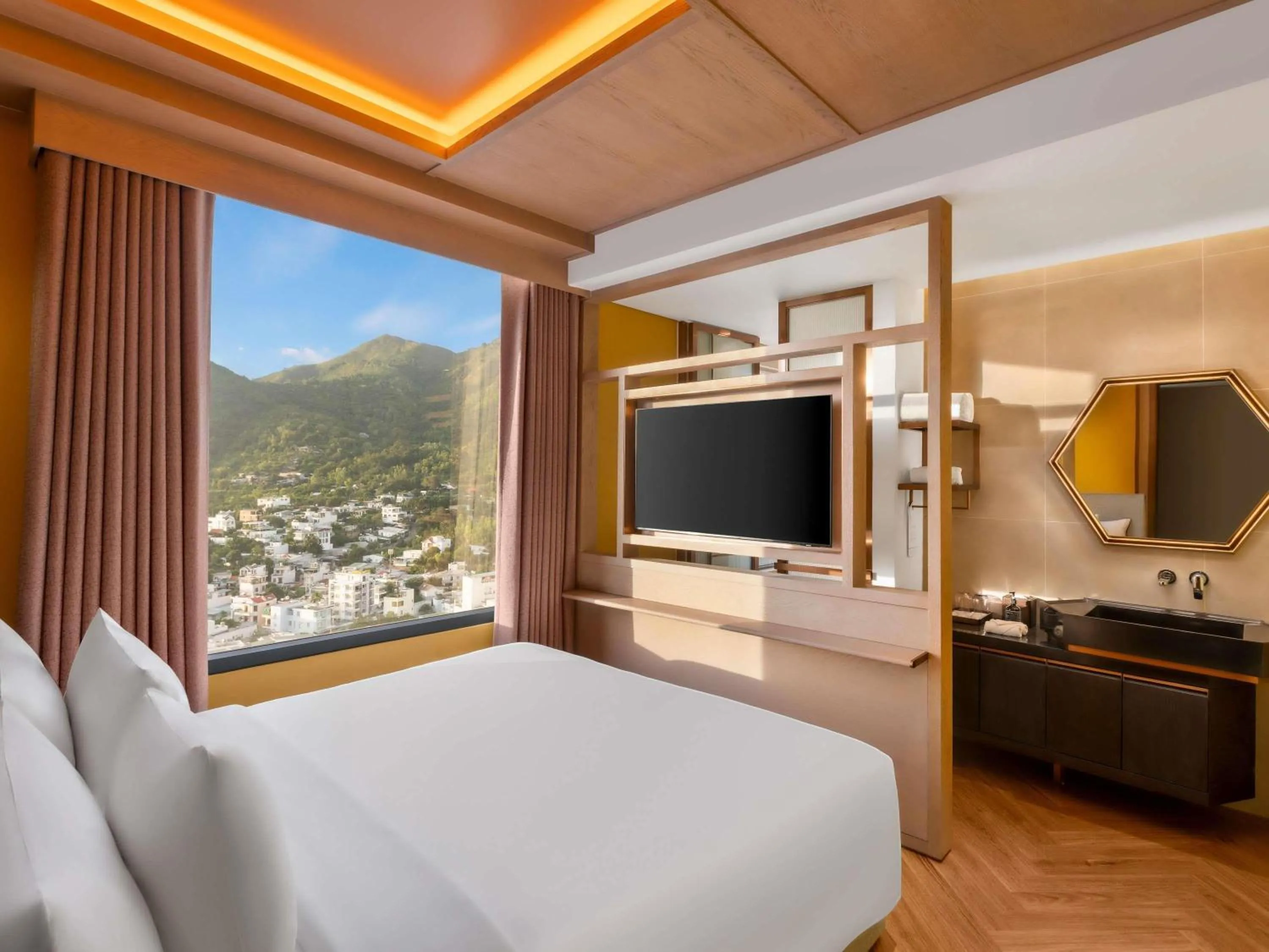 Bedroom, Bed in The Morning Glow - Handwritten Collection