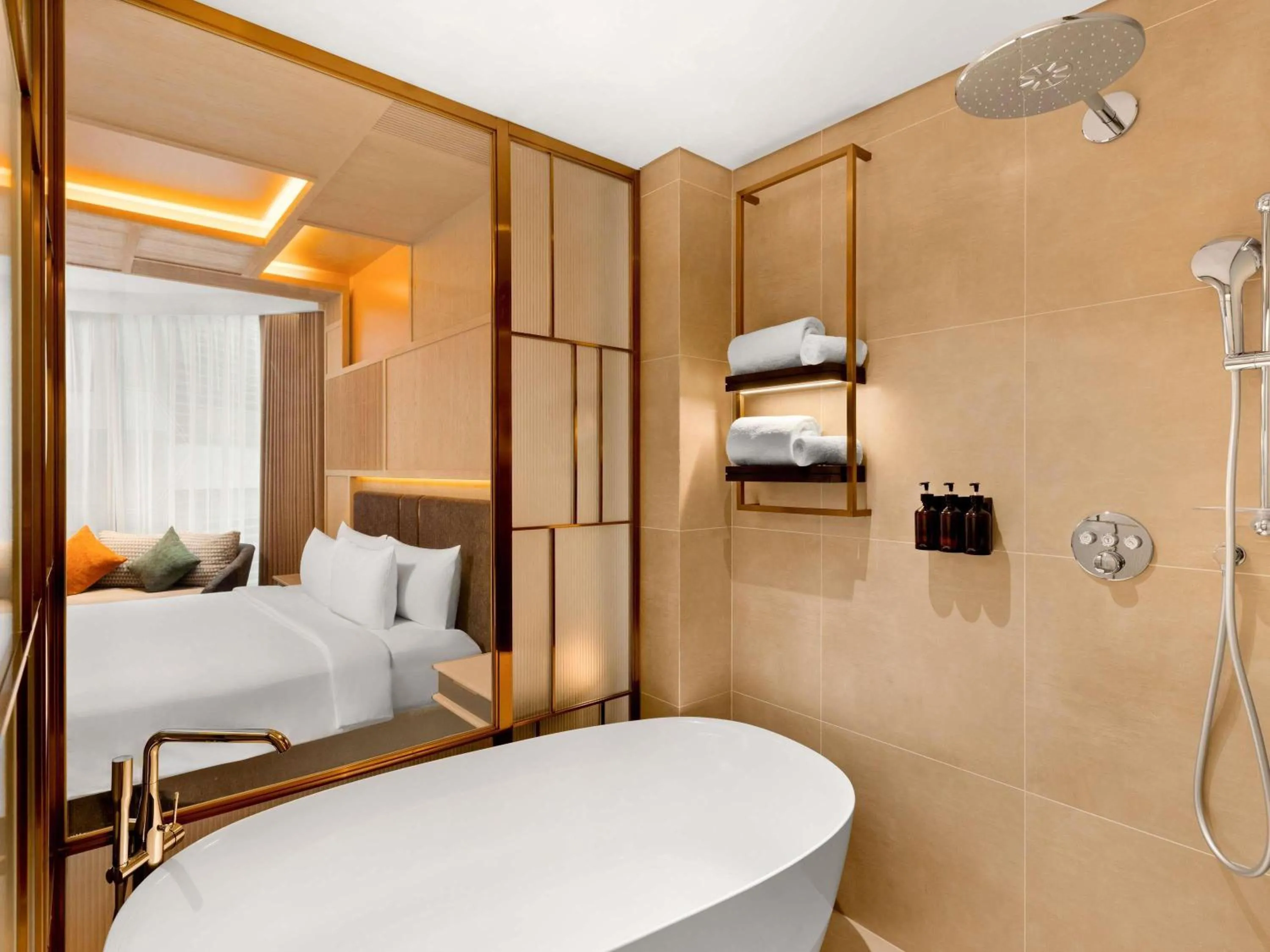 Bedroom, Bed in The Morning Glow - Handwritten Collection