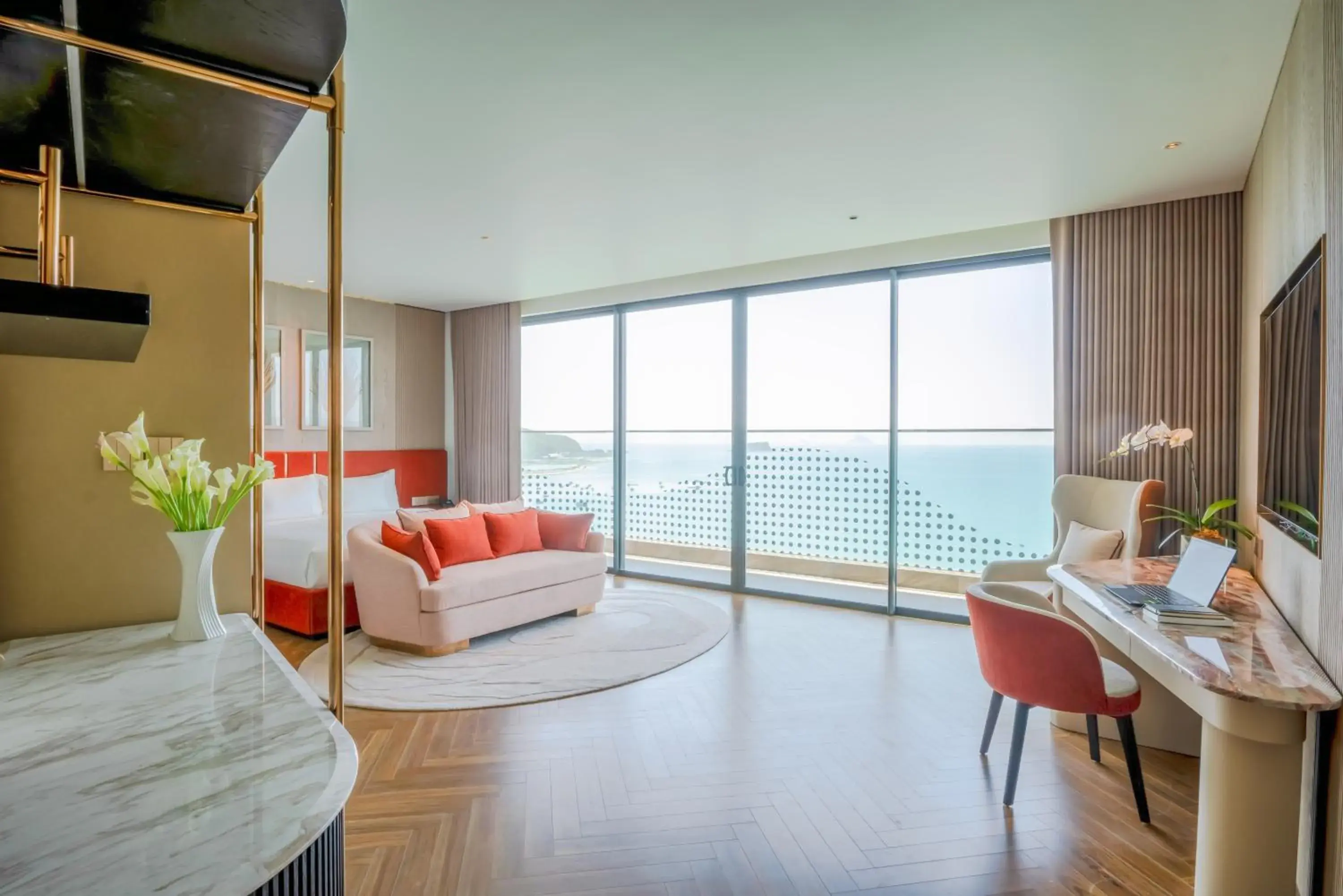 King Suite with Ocean View in The Morning Glow - Handwritten Collection King Suite with Ocean View in The Morning Glow - Handwritten Collection