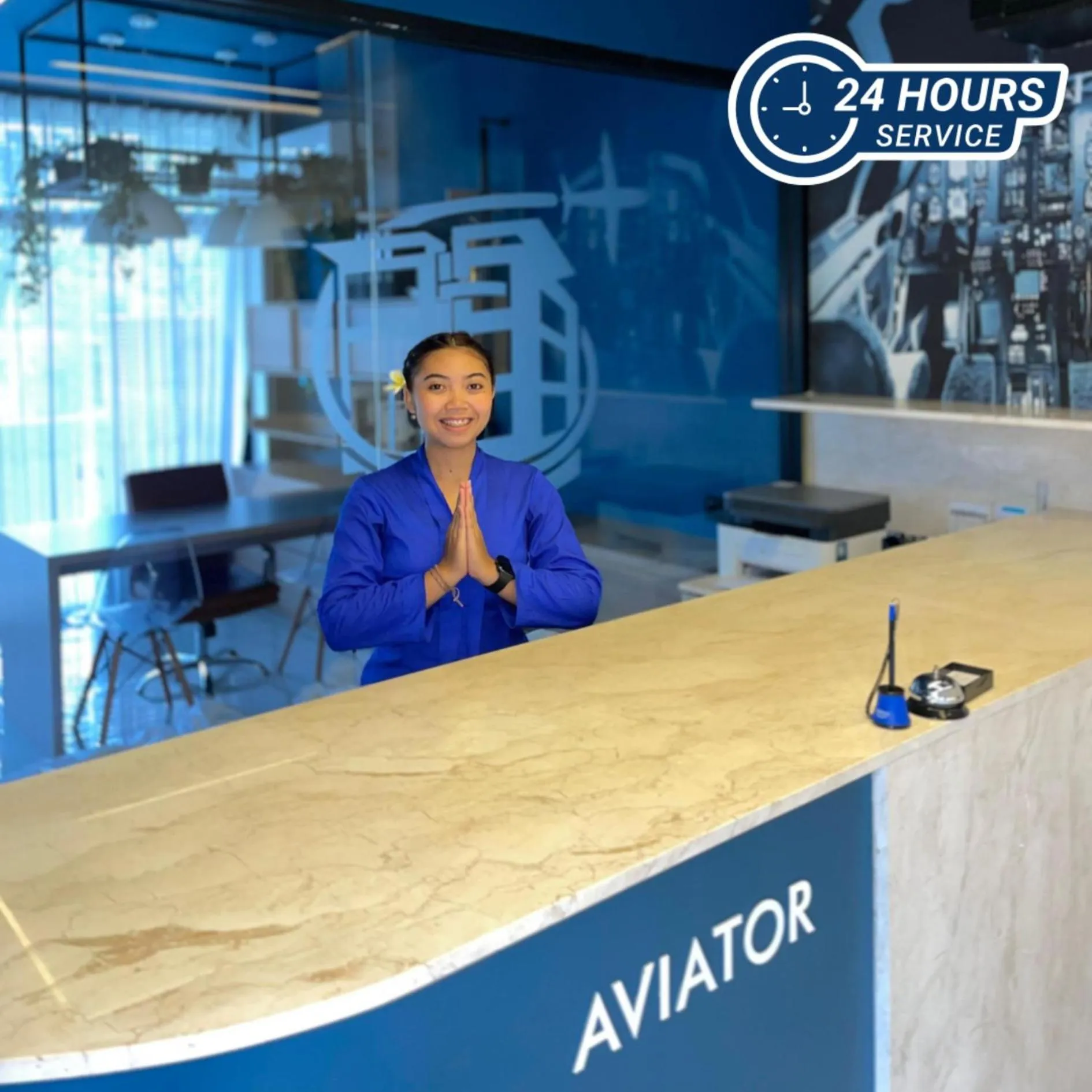 Lobby or reception in Aviator Bali