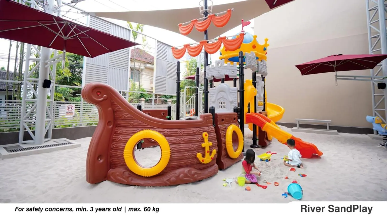 Children play ground in Eastparc Hotel Yogyakarta
