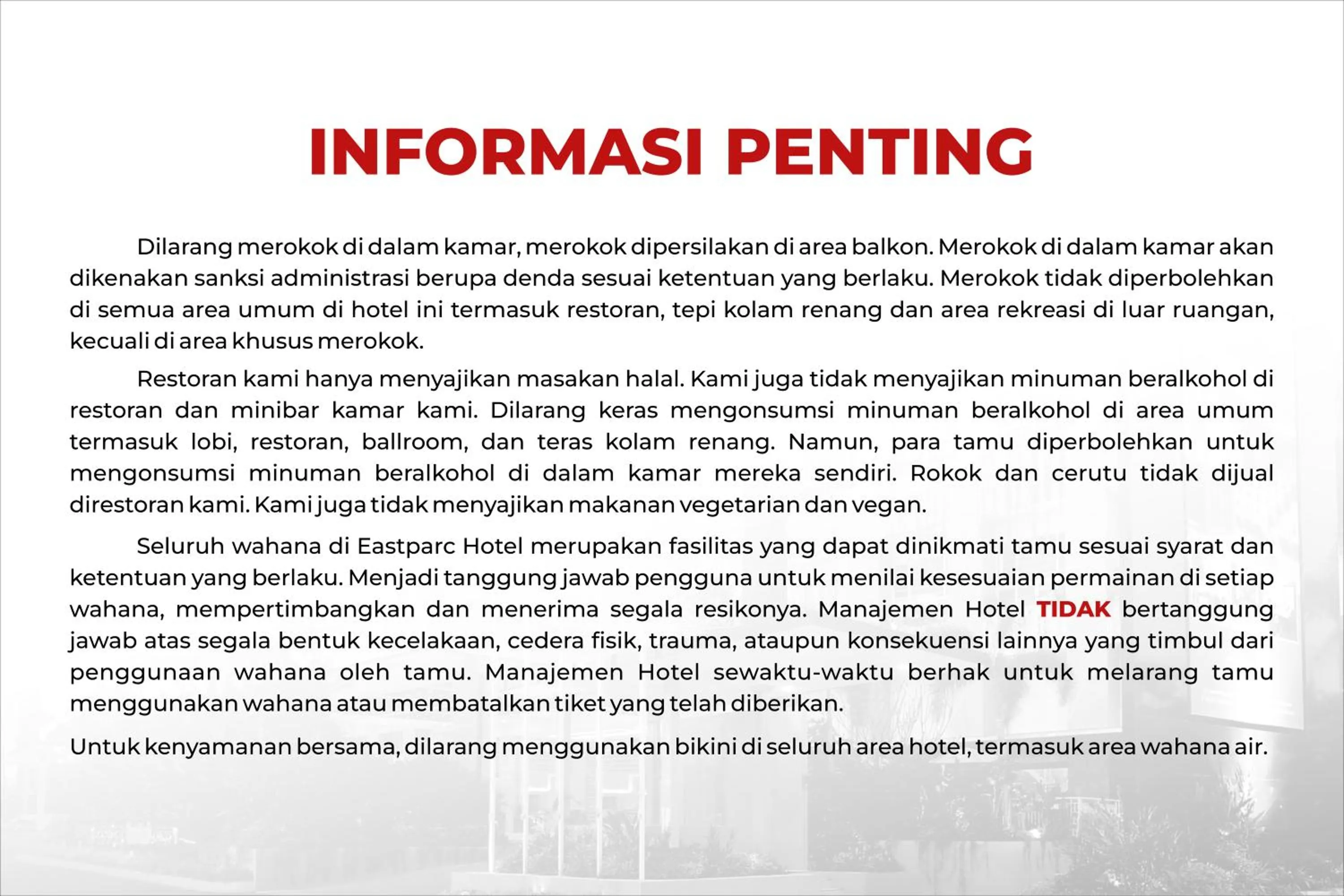 Property building in Eastparc Hotel Yogyakarta
