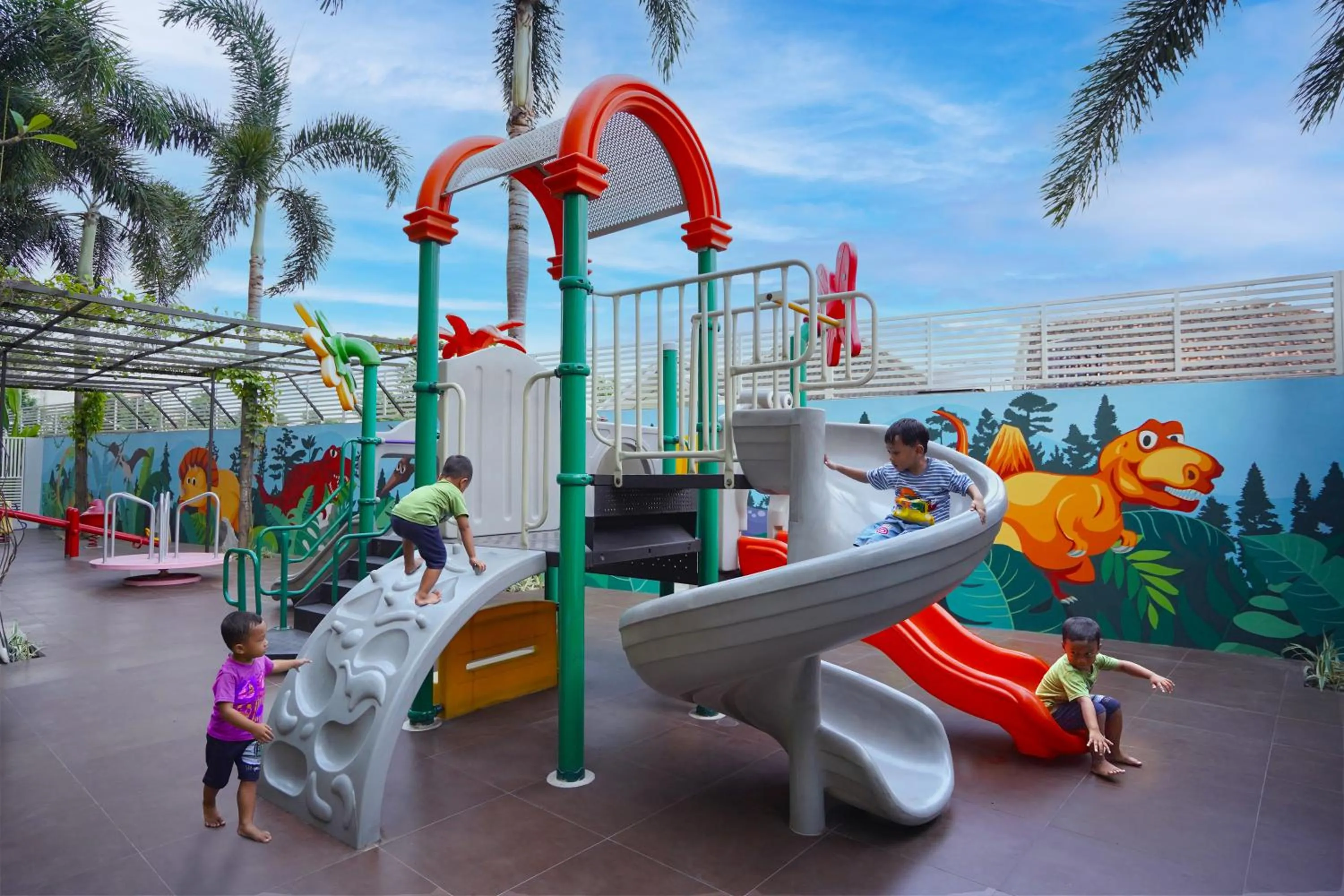 Children play ground in Eastparc Hotel Yogyakarta