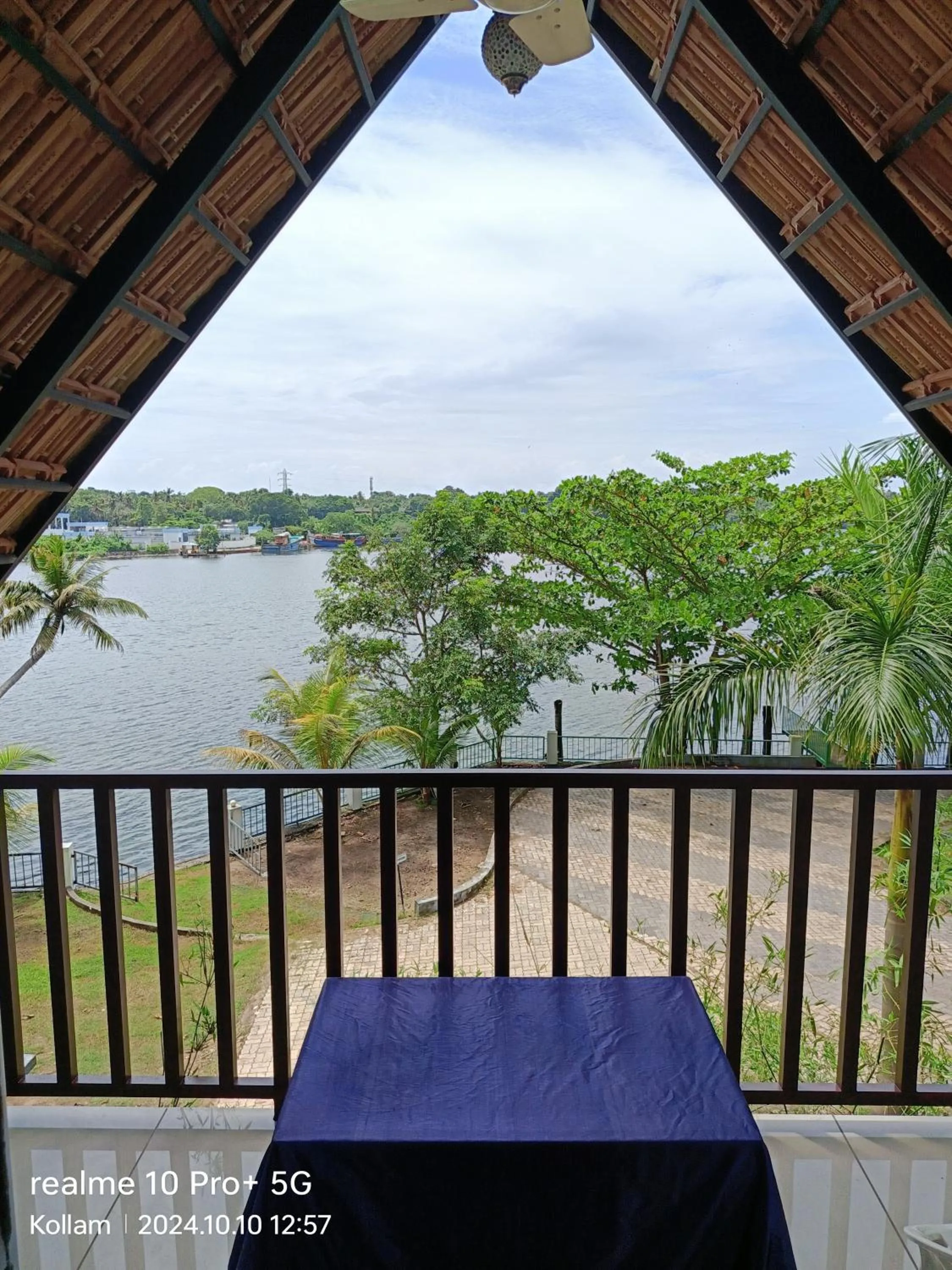 Balcony/Terrace in Ripples Backwater Resort, Kollam