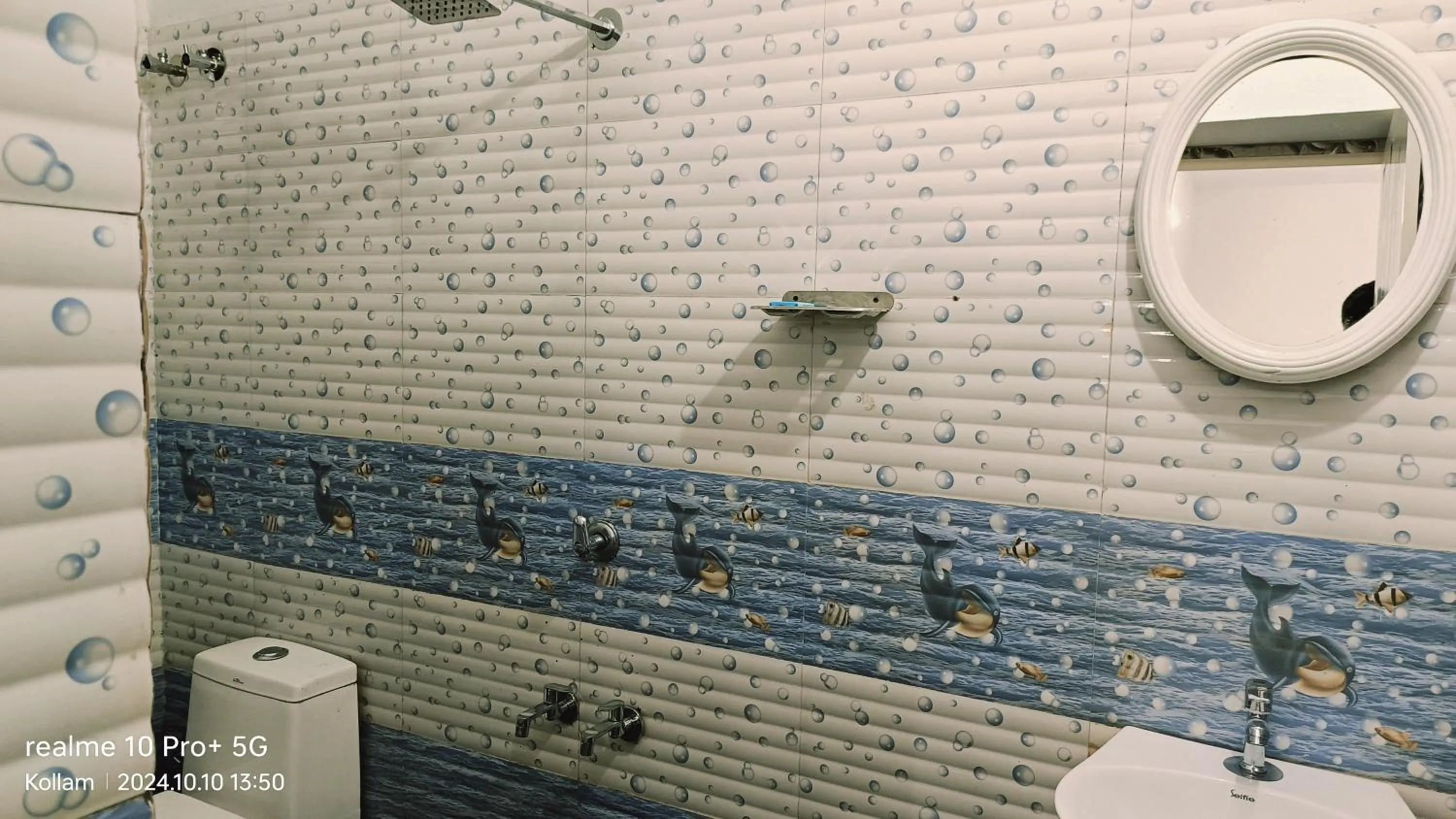 Bathroom in Ripples Backwater Resort, Kollam
