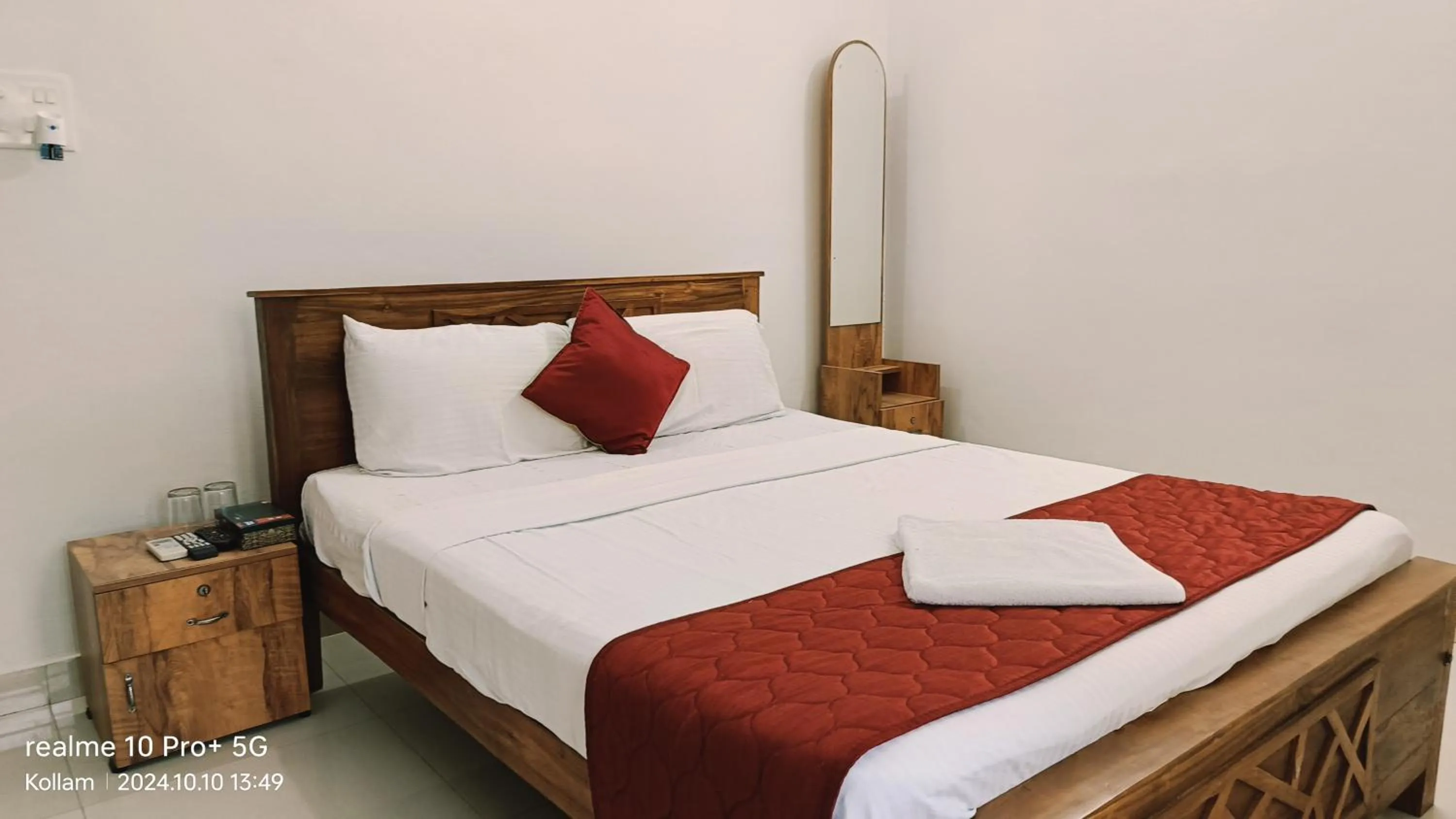 Bed in Ripples Backwater Resort, Kollam