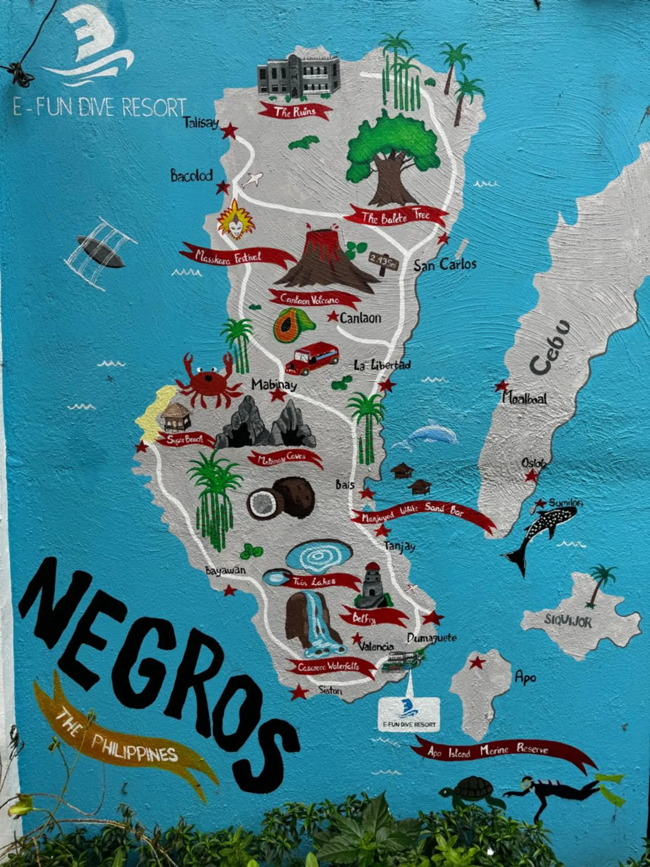 Property building in E-Fun Dive Resort Property building in E-Fun Dive Resort