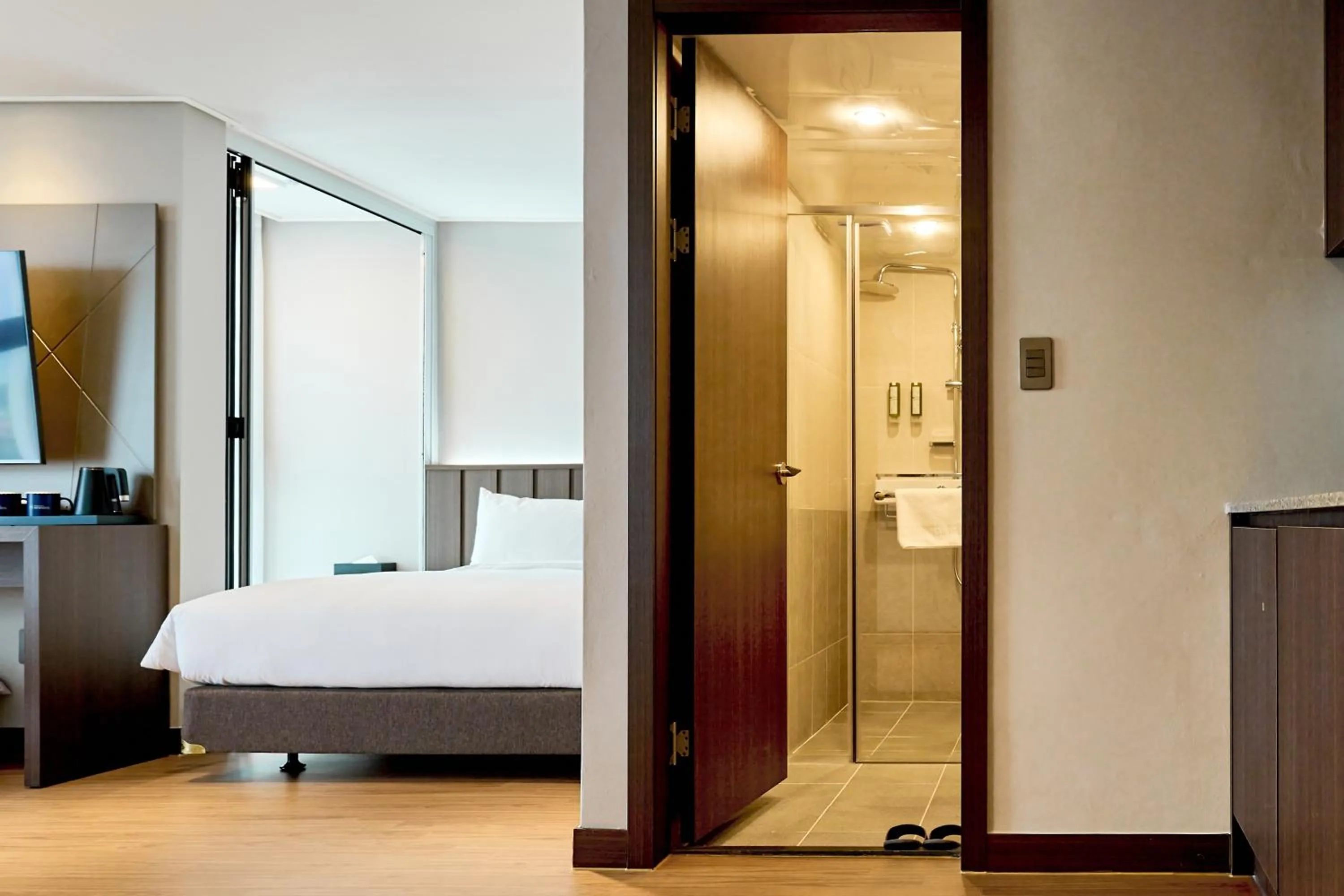 Bed in The Hotel Sokcho