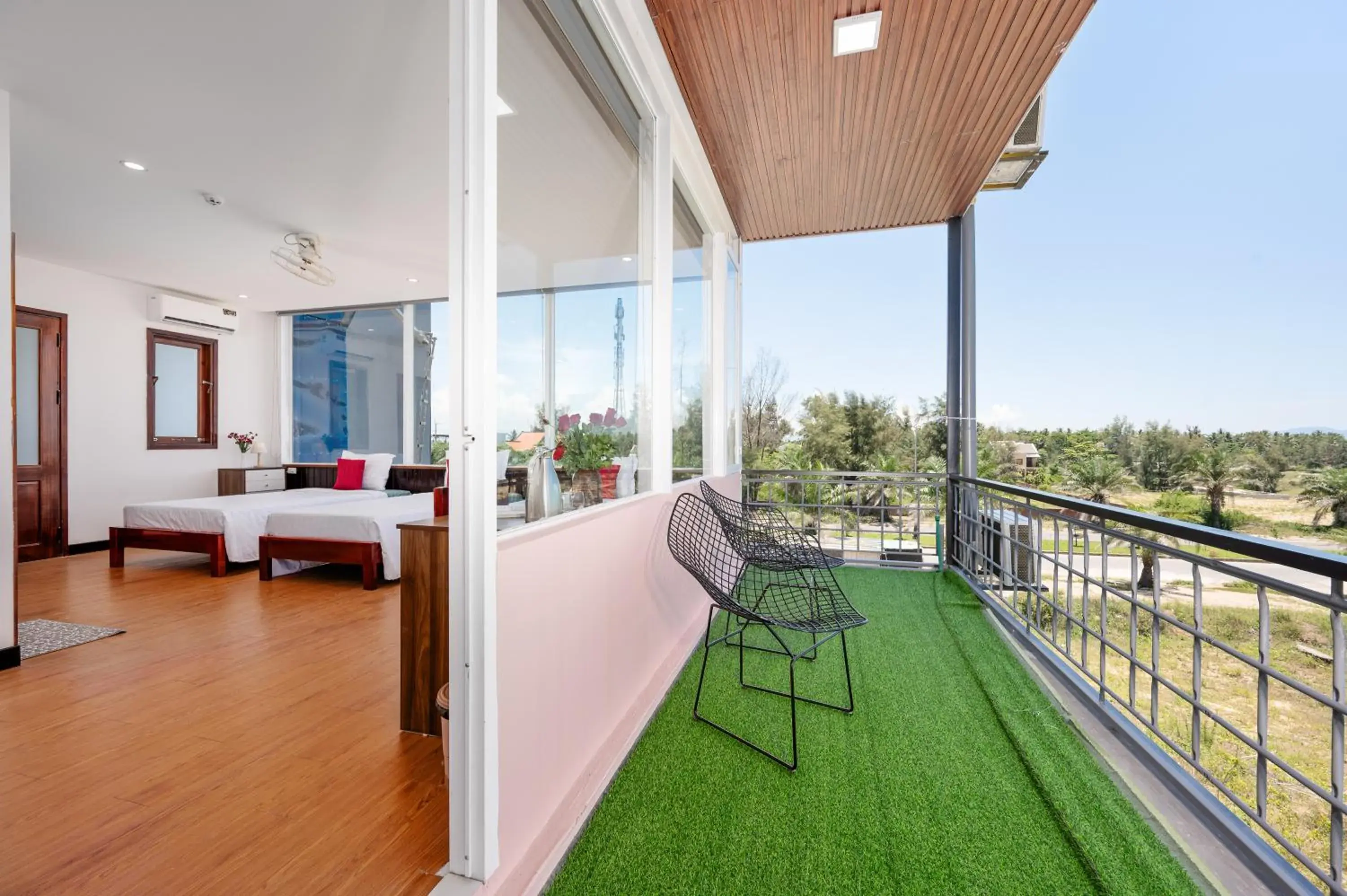 Bed in Hestia HaMy Beach House Bed in Hestia HaMy Beach House