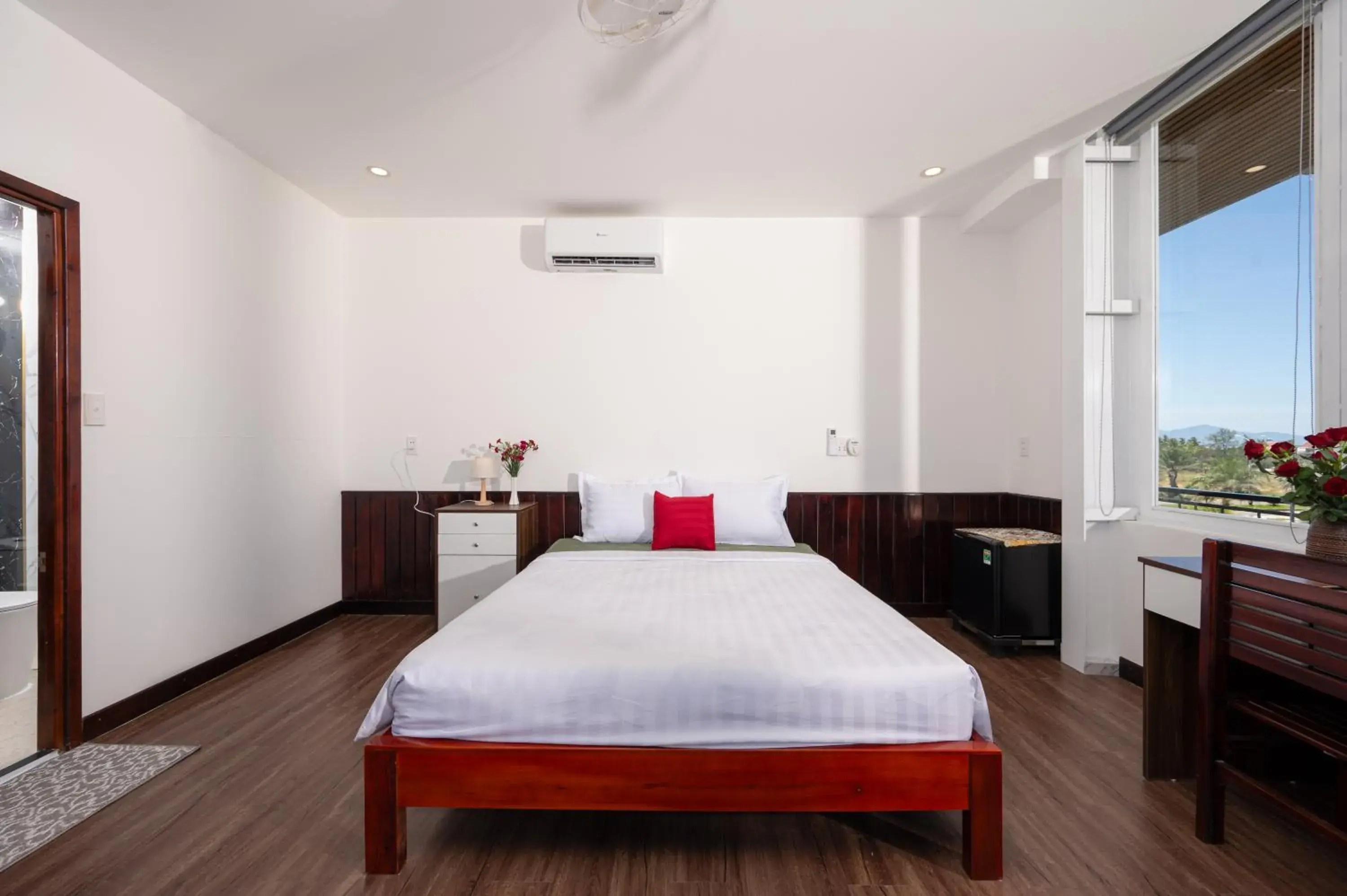 Bedroom, Bed in Hestia HaMy Beach House Bedroom, Bed in Hestia HaMy Beach House