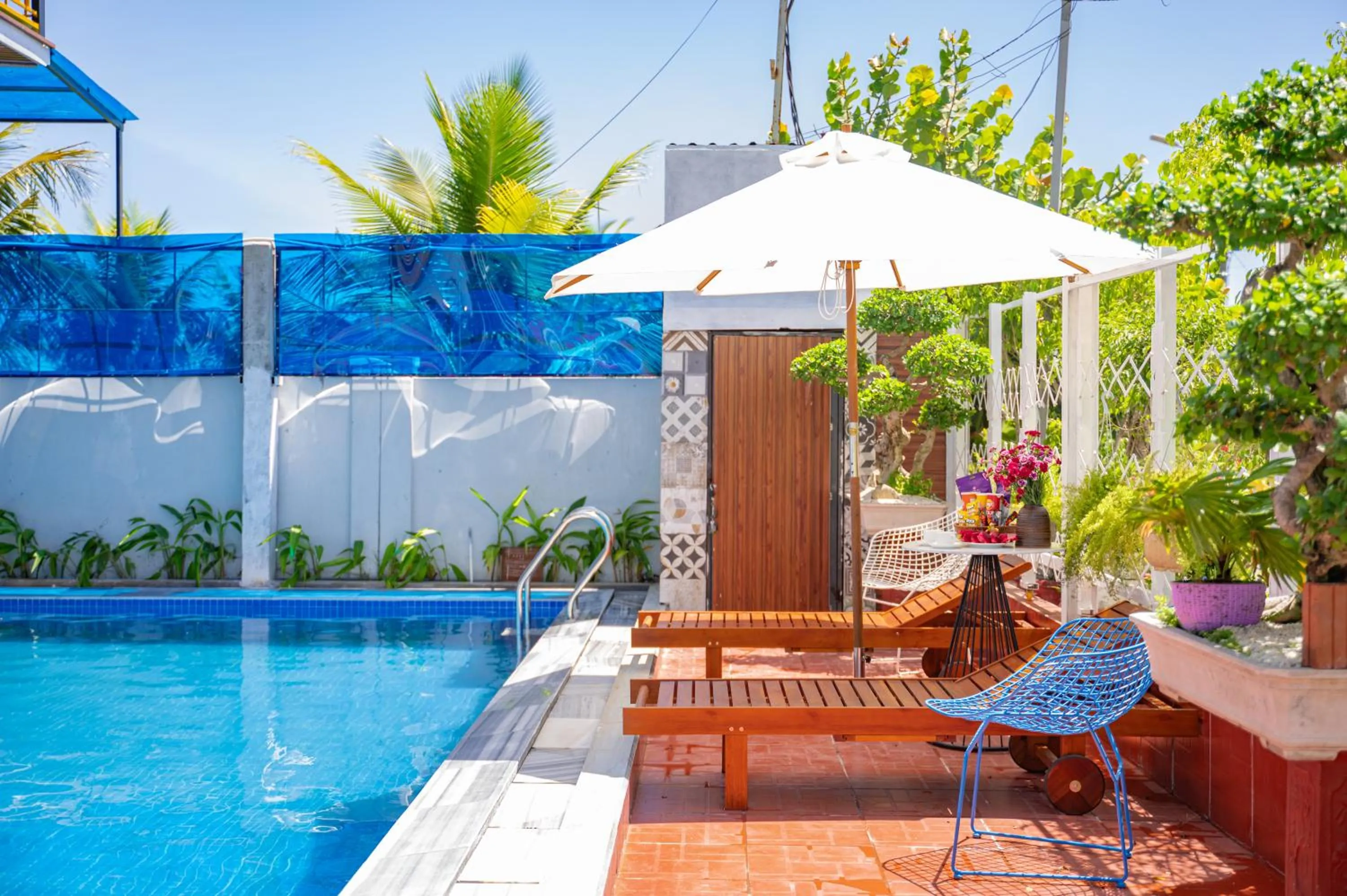 Patio in Hestia HaMy Beach House