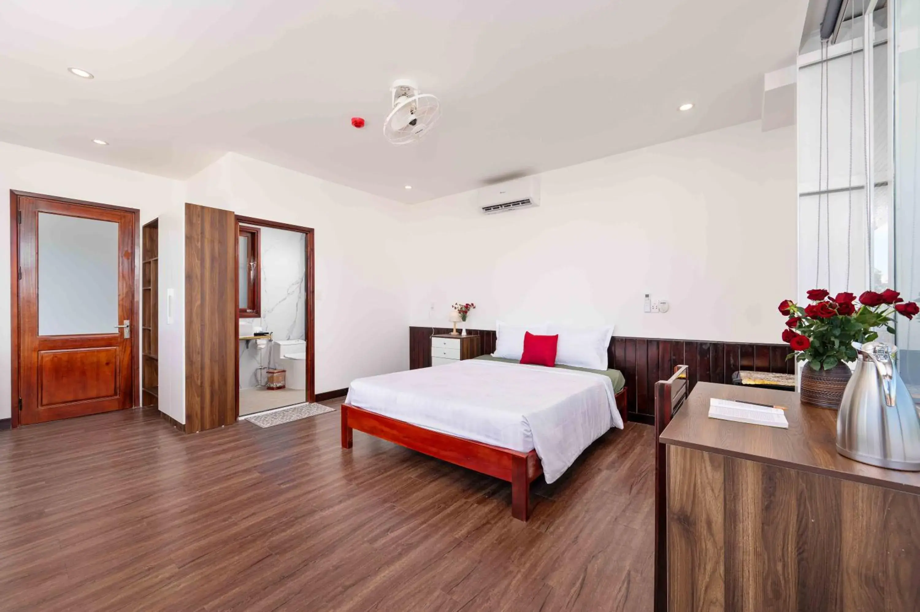 Bedroom, Bed in Hestia HaMy Beach House Bedroom, Bed in Hestia HaMy Beach House