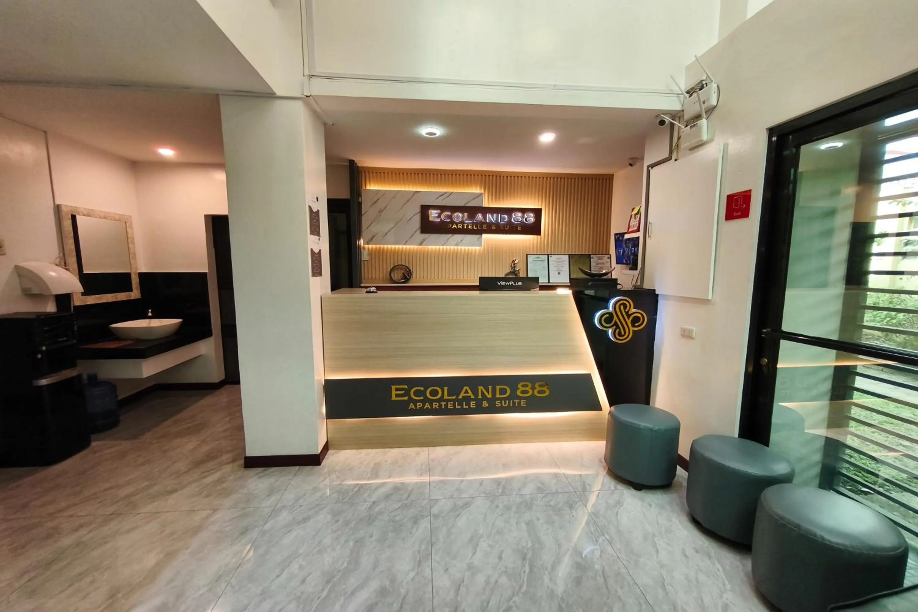 Lobby or reception in Ecoland 88 Apartelle and Suite near SM Davao