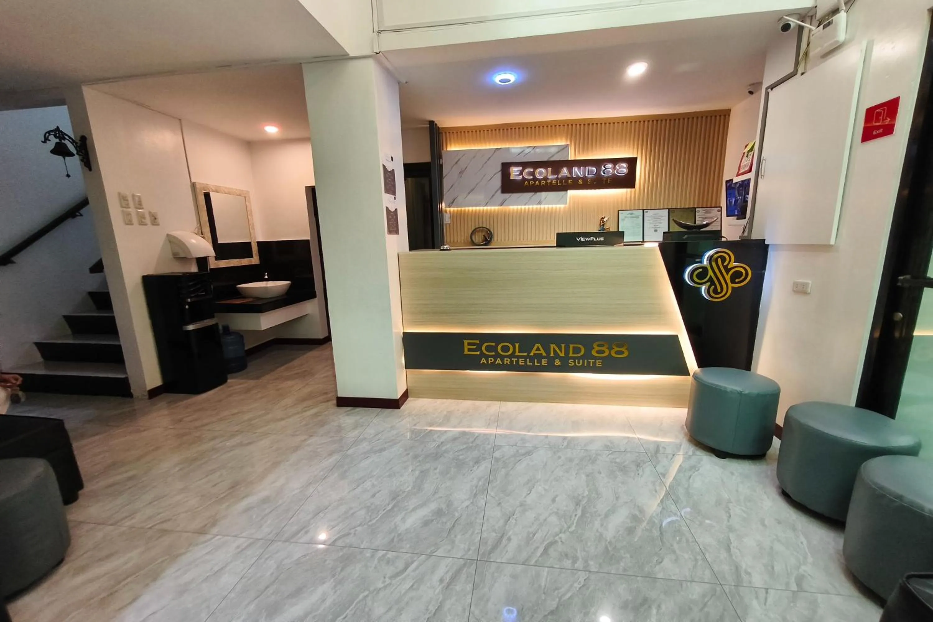 Lobby or reception in Ecoland 88 Apartelle and Suite near SM Davao