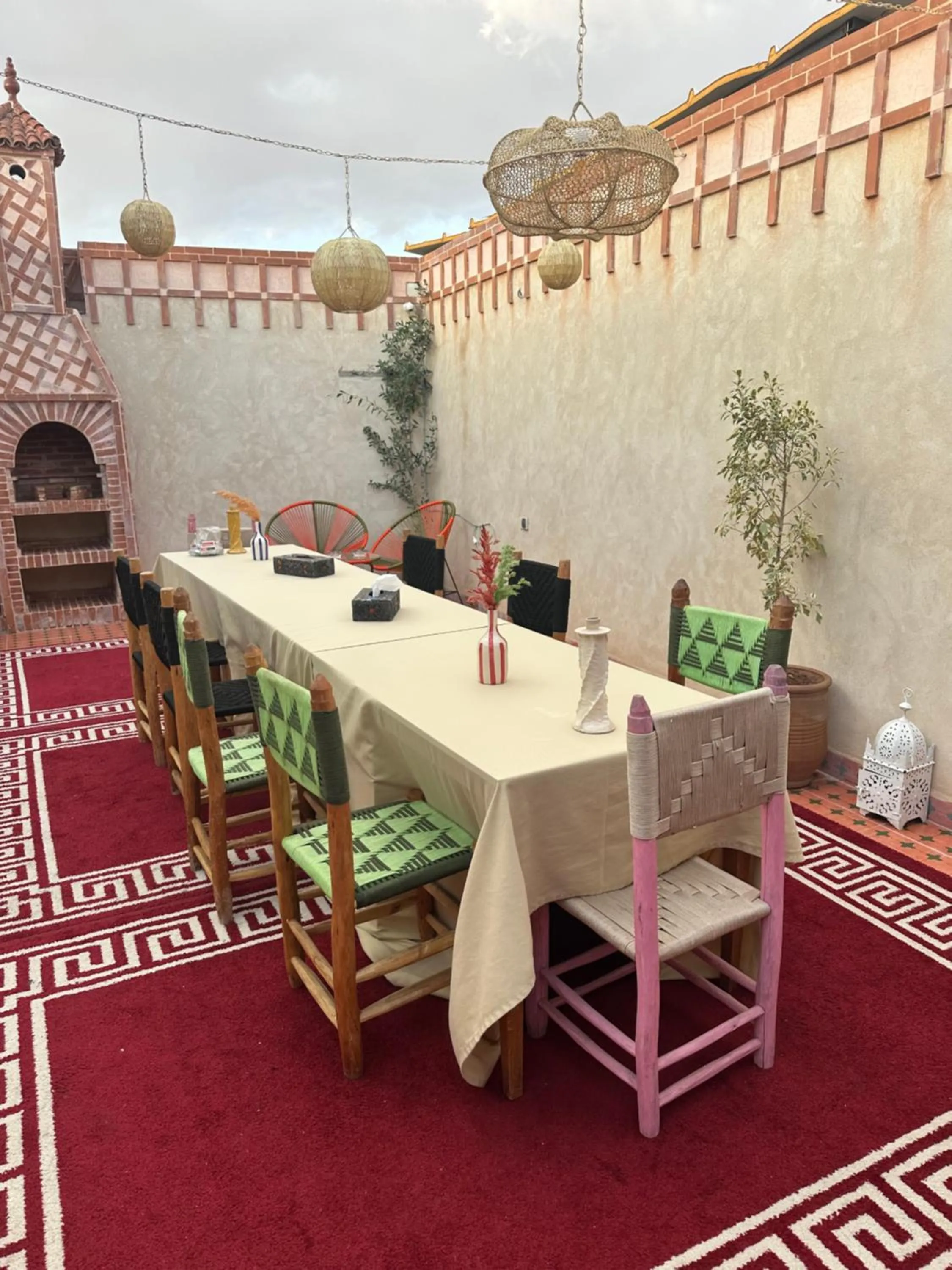 Patio in Riad Tislite & SPA