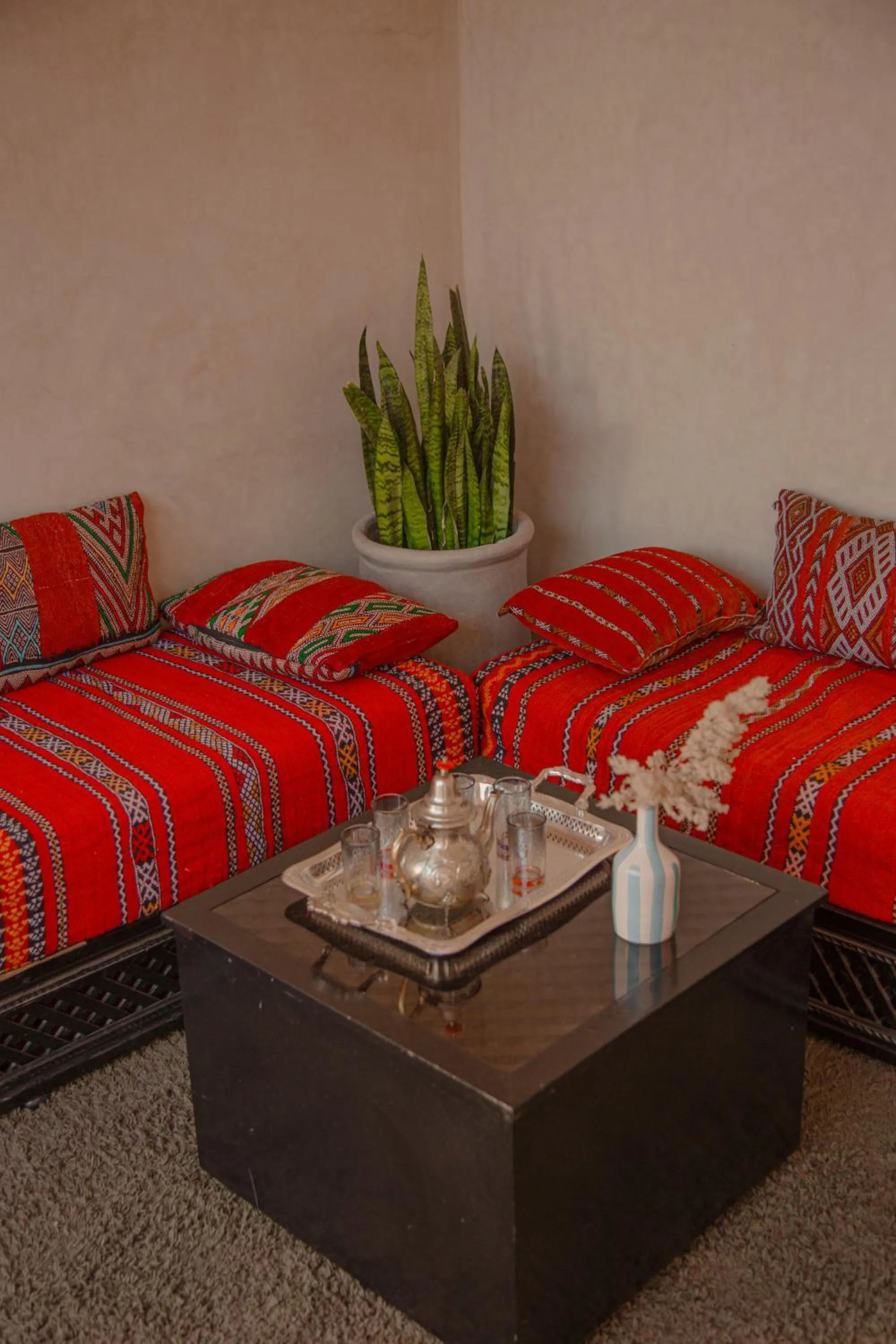 Living room in Riad Tislite & SPA