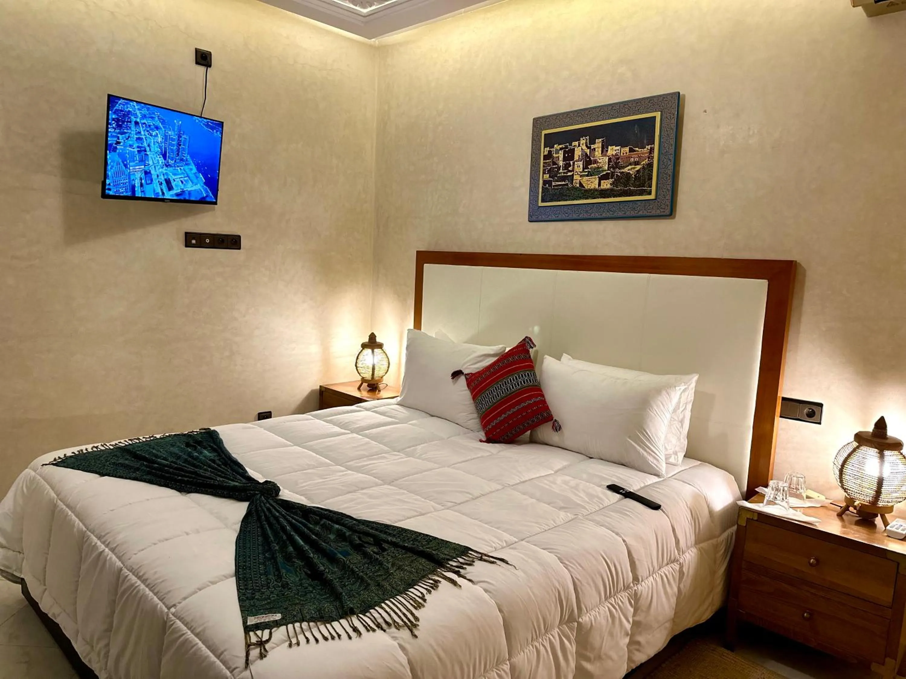 Bed in Riad Tislite & SPA