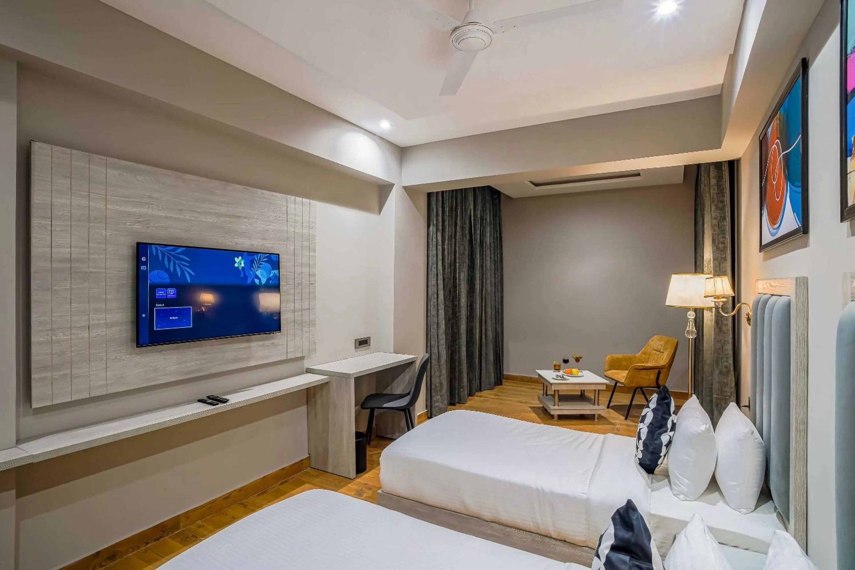 Bedroom, Bed in Clubhouse Hotel by CheckIn Chandigarh Mohali