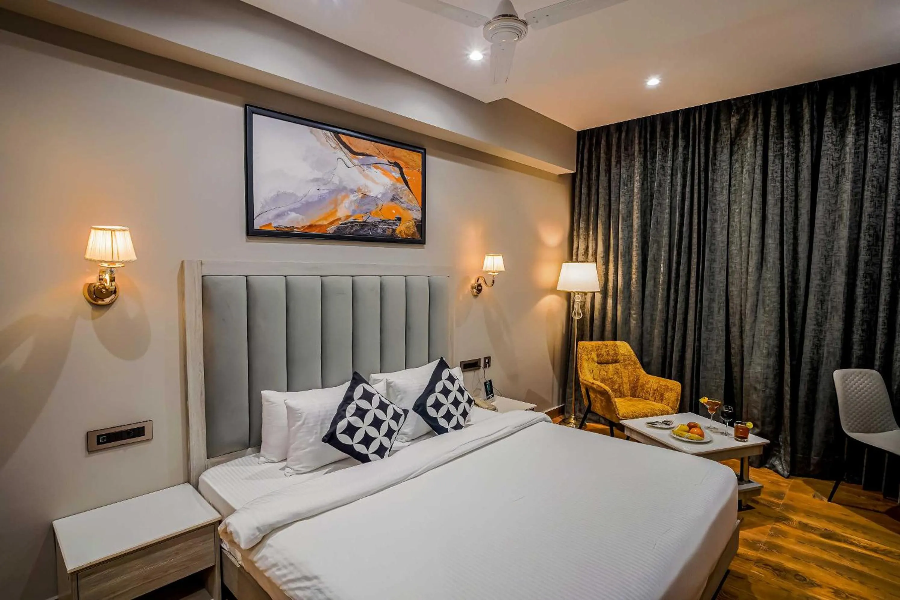 Bedroom, Bed in Clubhouse Hotel by CheckIn Chandigarh Mohali