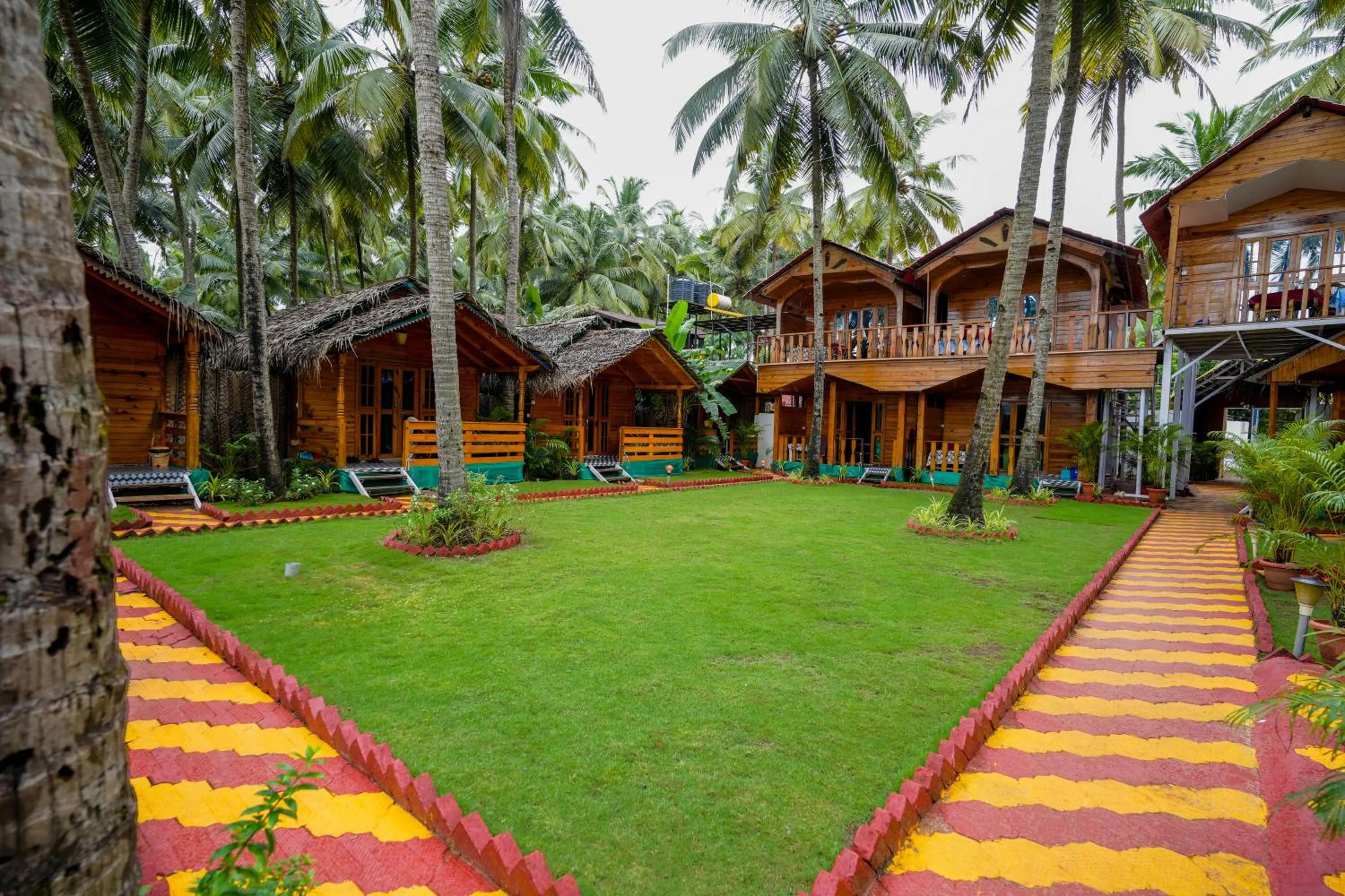 Double Room with Garden View - single occupancy in Om Sai Beach Resort