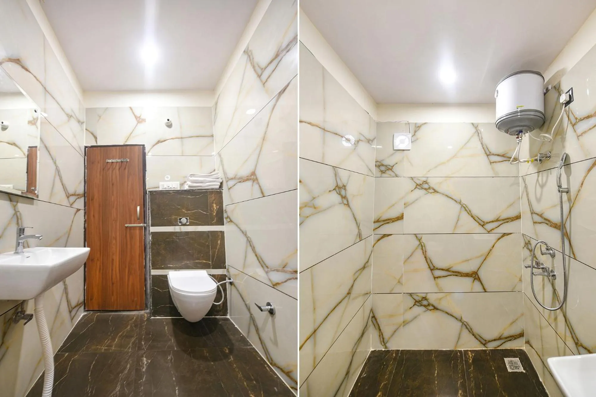 Bathroom in FabHotel Golden Tree