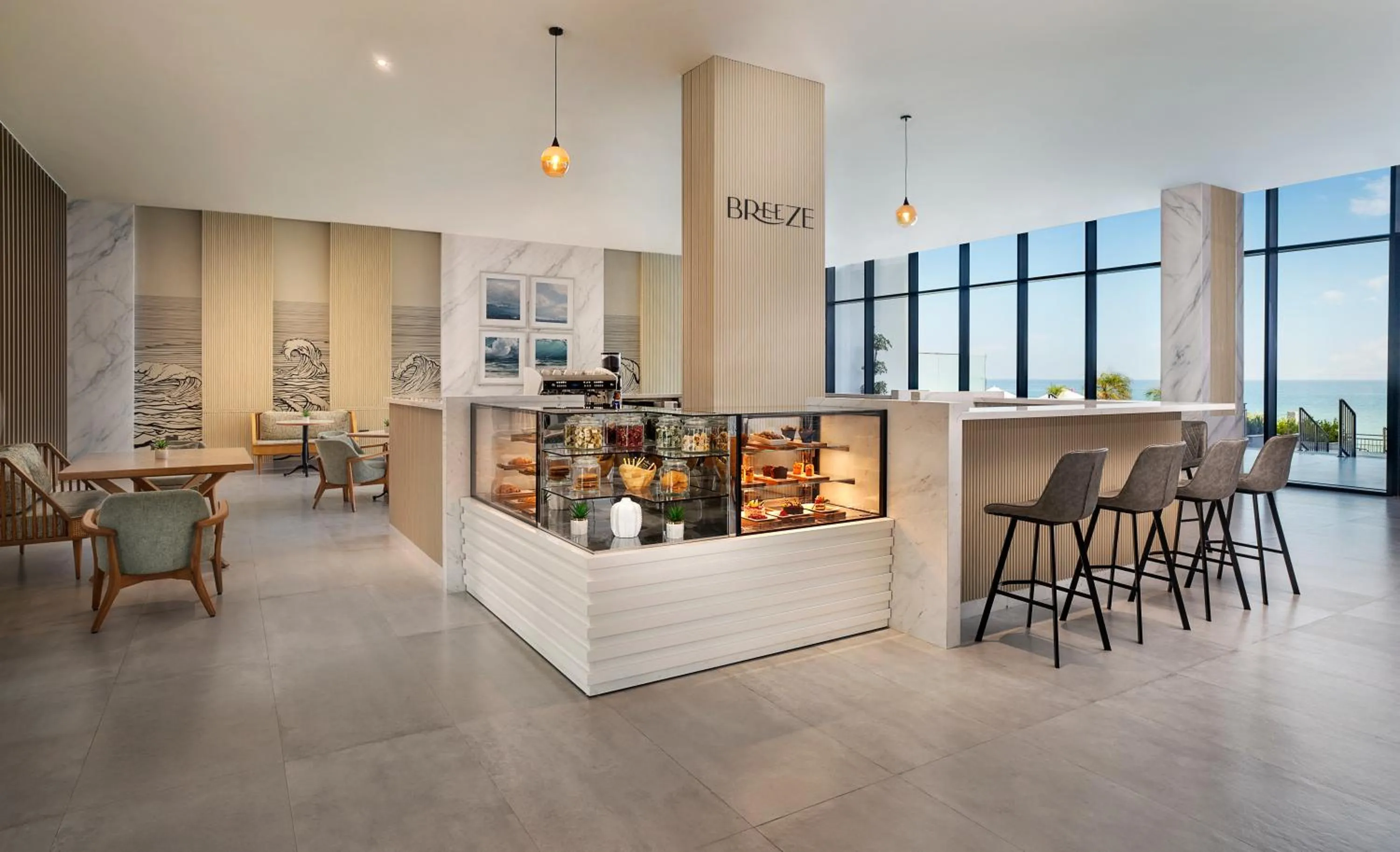 Restaurant/places to eat in Beach Bay Hotel Mirfa