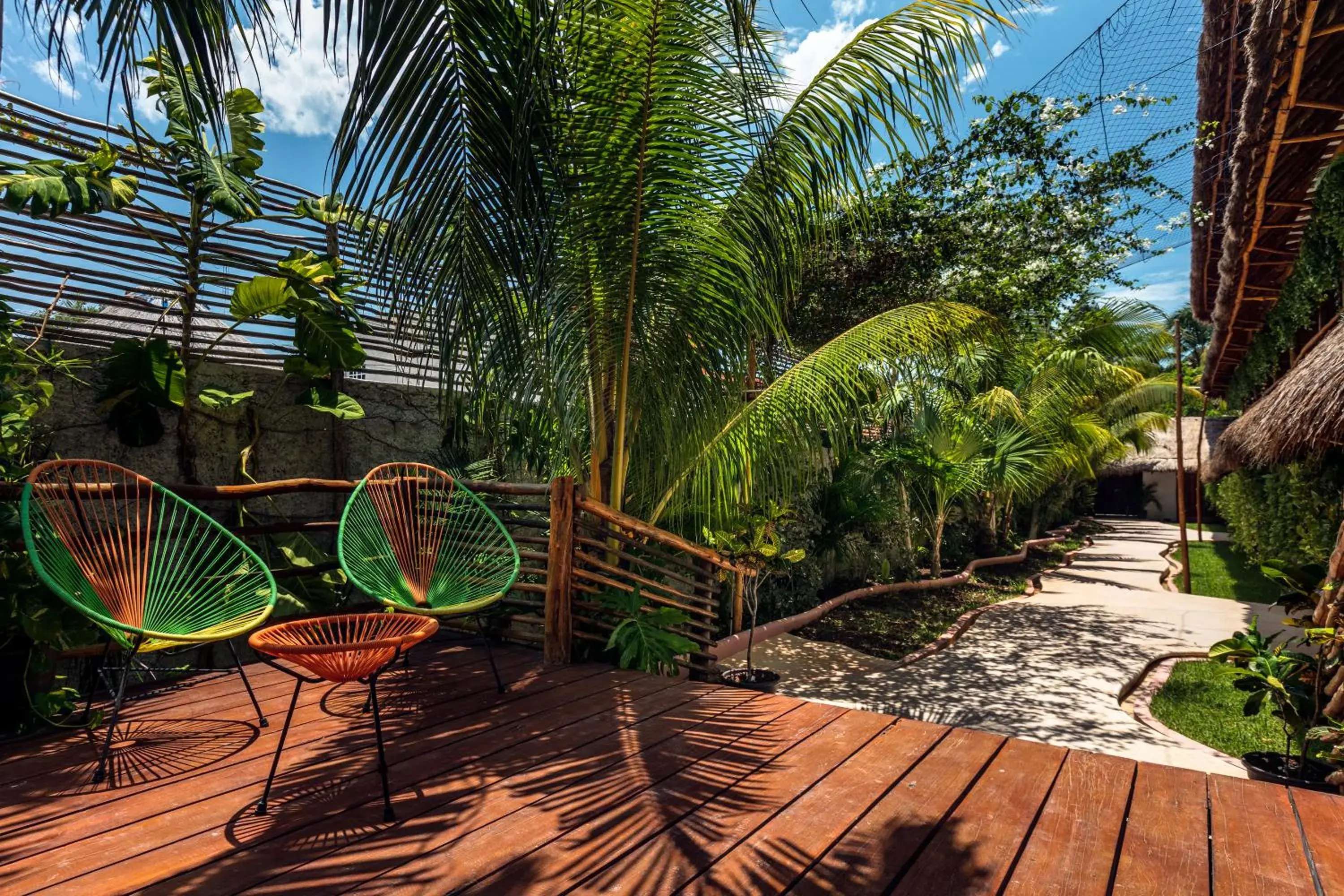Swimming pool in La Palma Holbox Swimming pool in La Palma Holbox