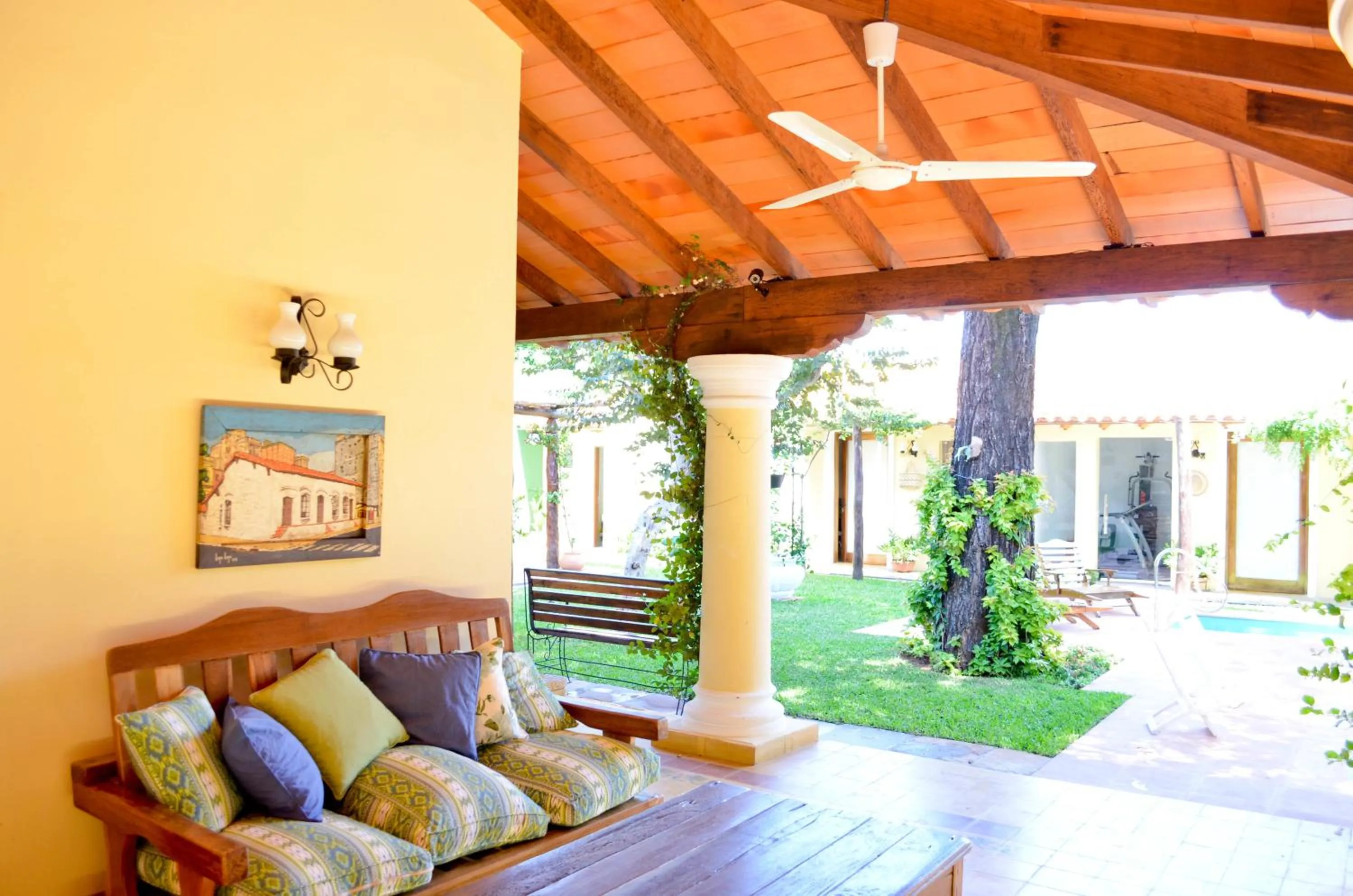 Living room in La Casona Hotel Boutique