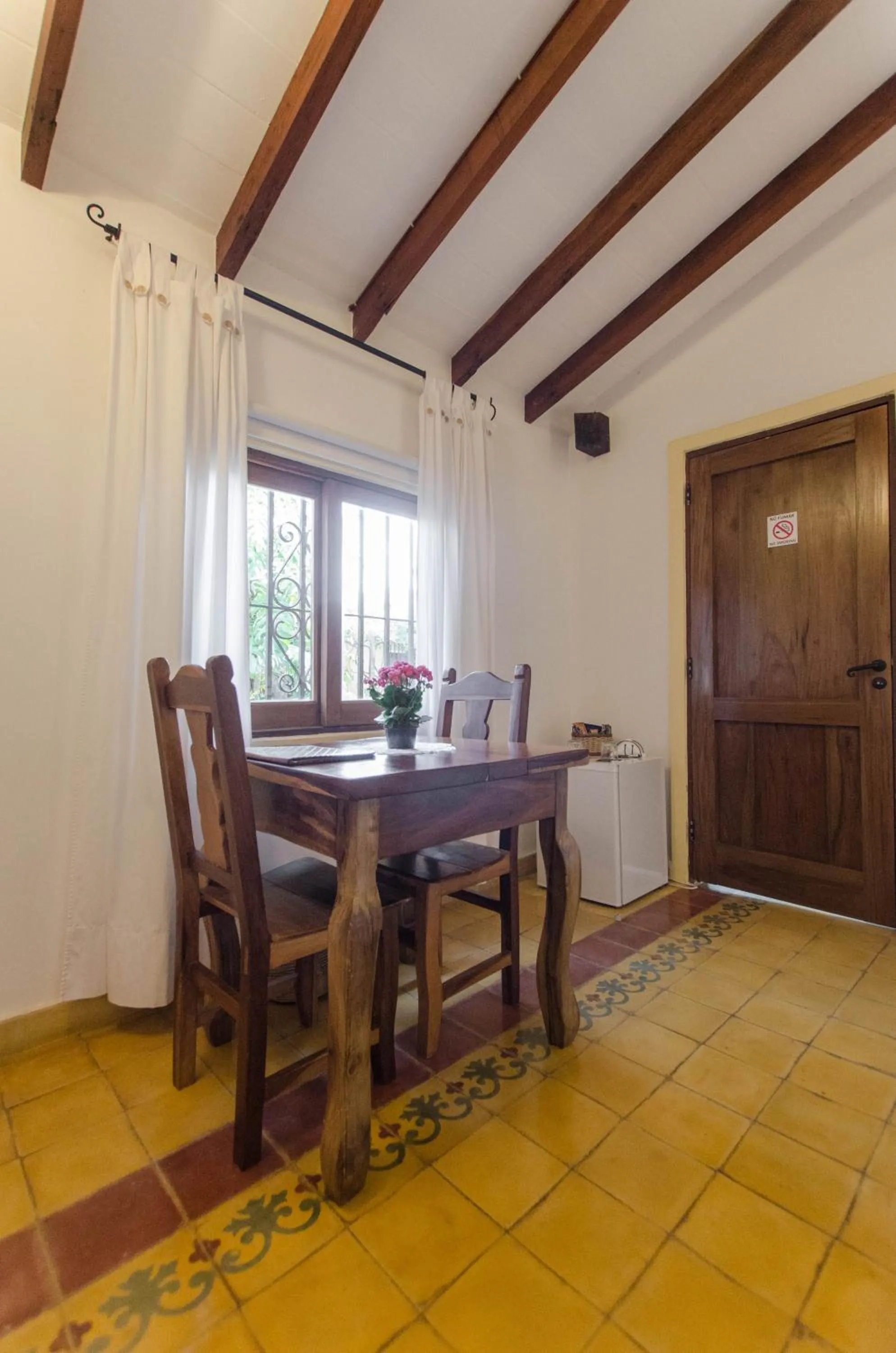 Seating area in La Casona Hotel Boutique