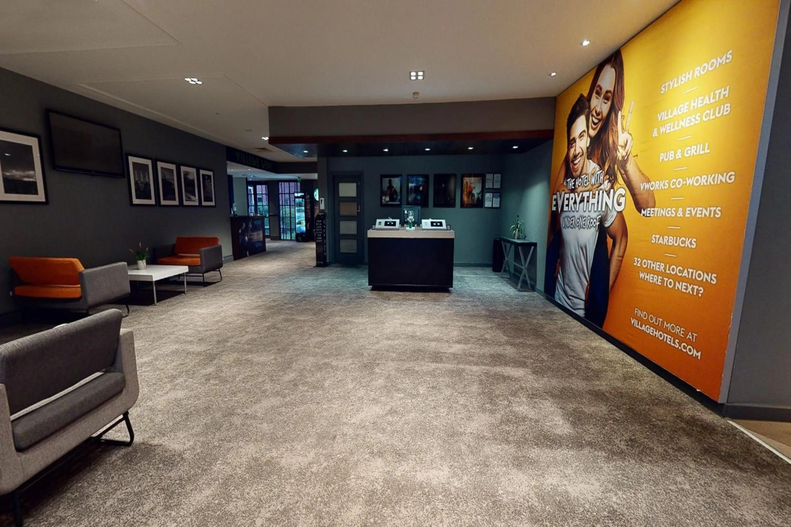 Lobby or reception in Village Hotel Chester St David's