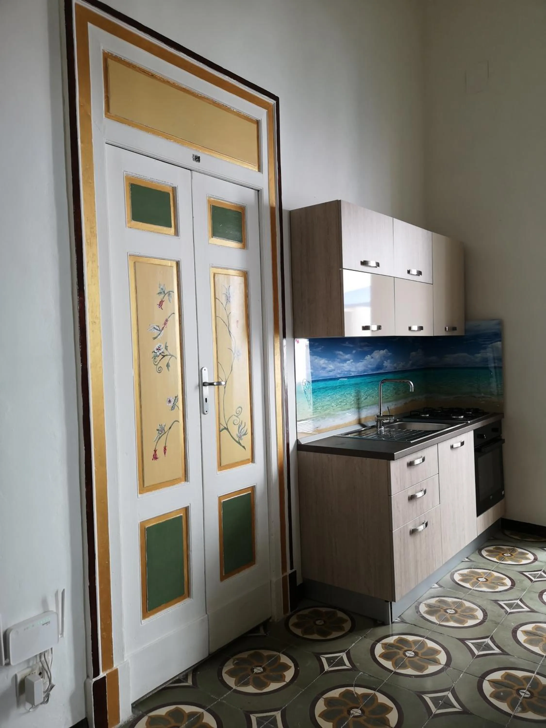 Communal kitchen in B&B Palazzo Antonelli