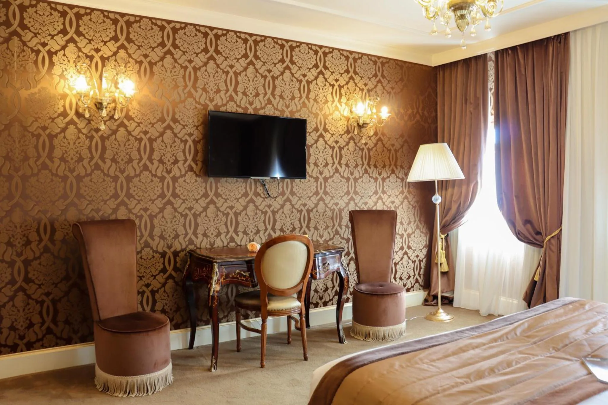 Bed in Hotel Ai Cavalieri di Venezia