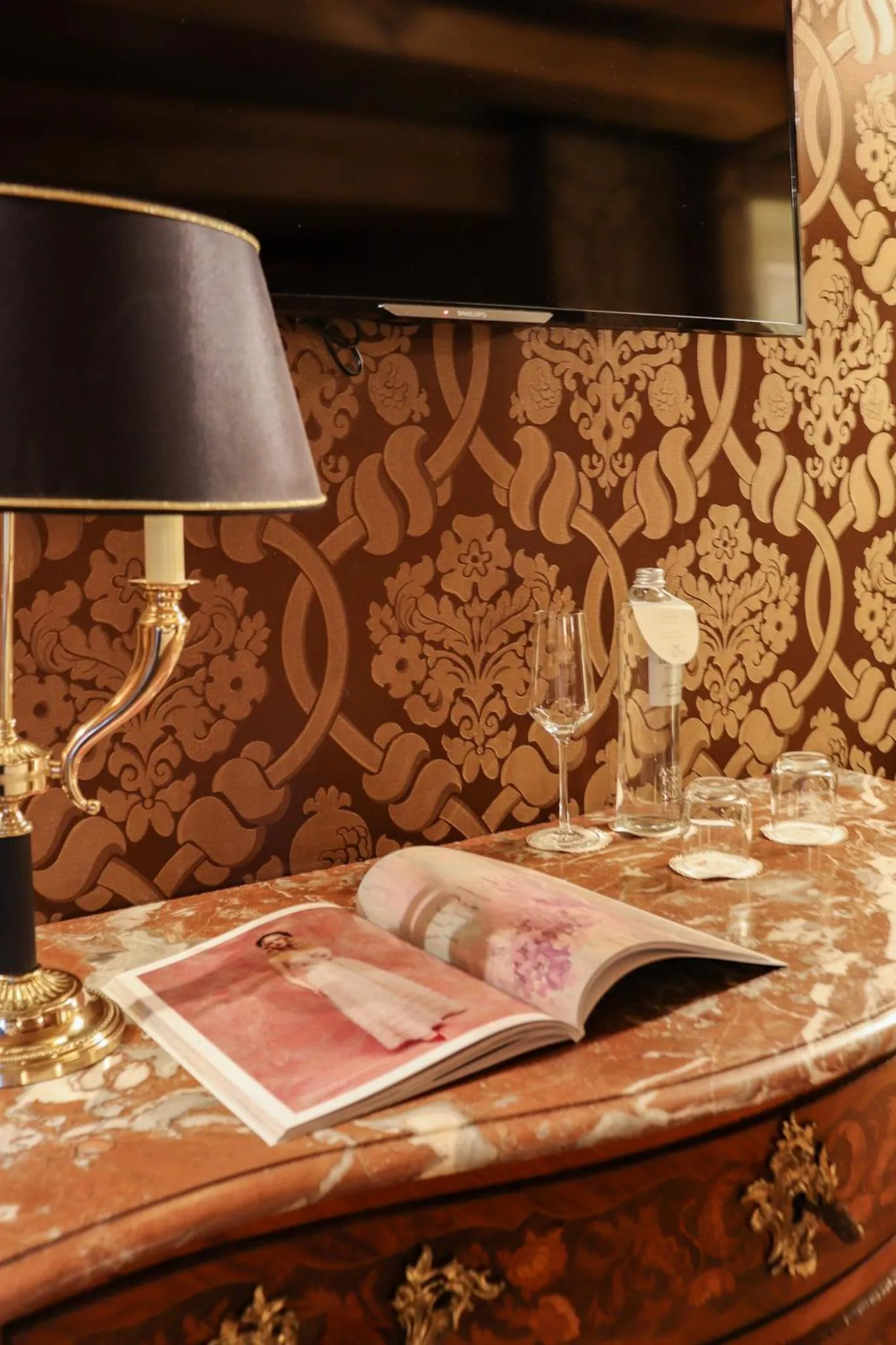 Decorative detail in Hotel Ai Cavalieri di Venezia