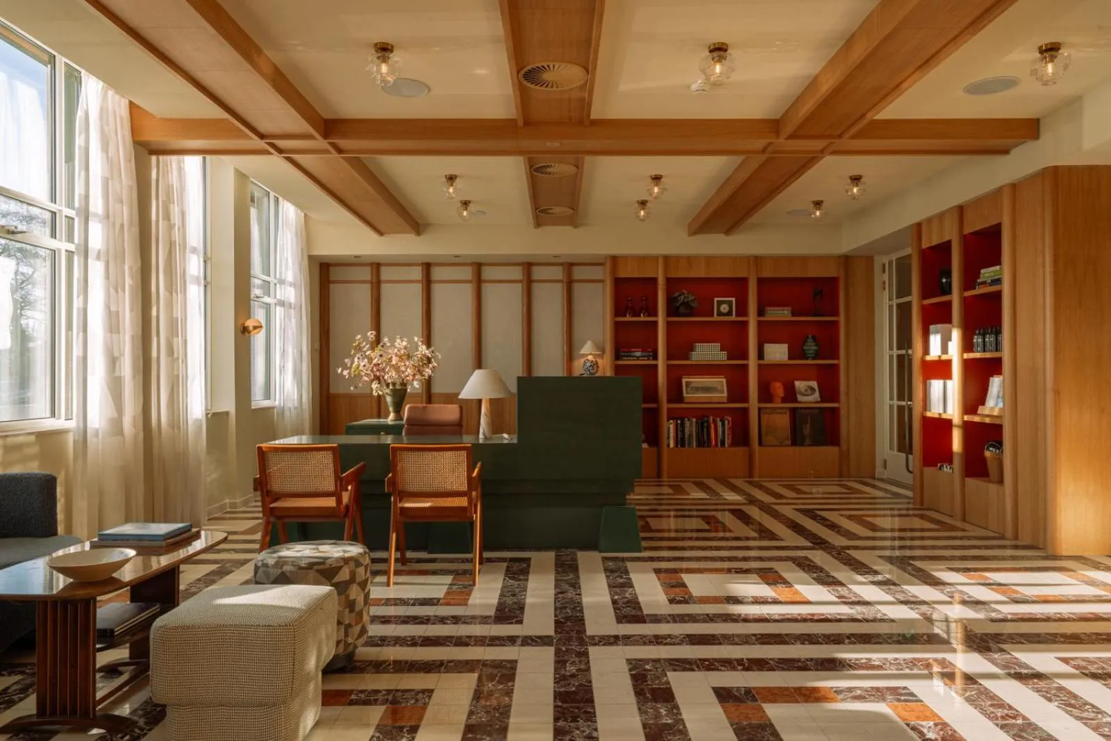 Lobby or reception in De Plesman Hotel The Hague