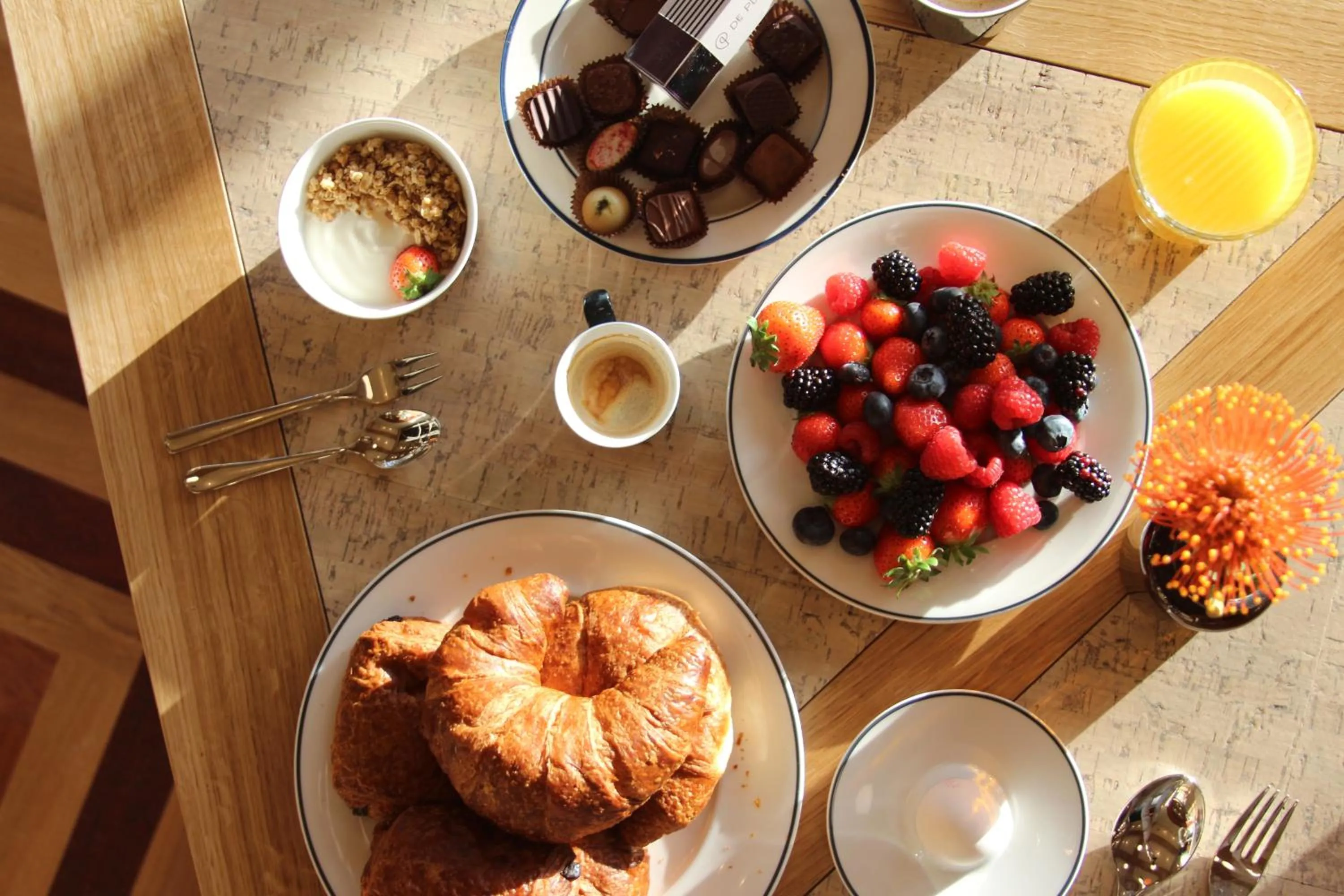 Food and drinks in De Plesman Hotel The Hague