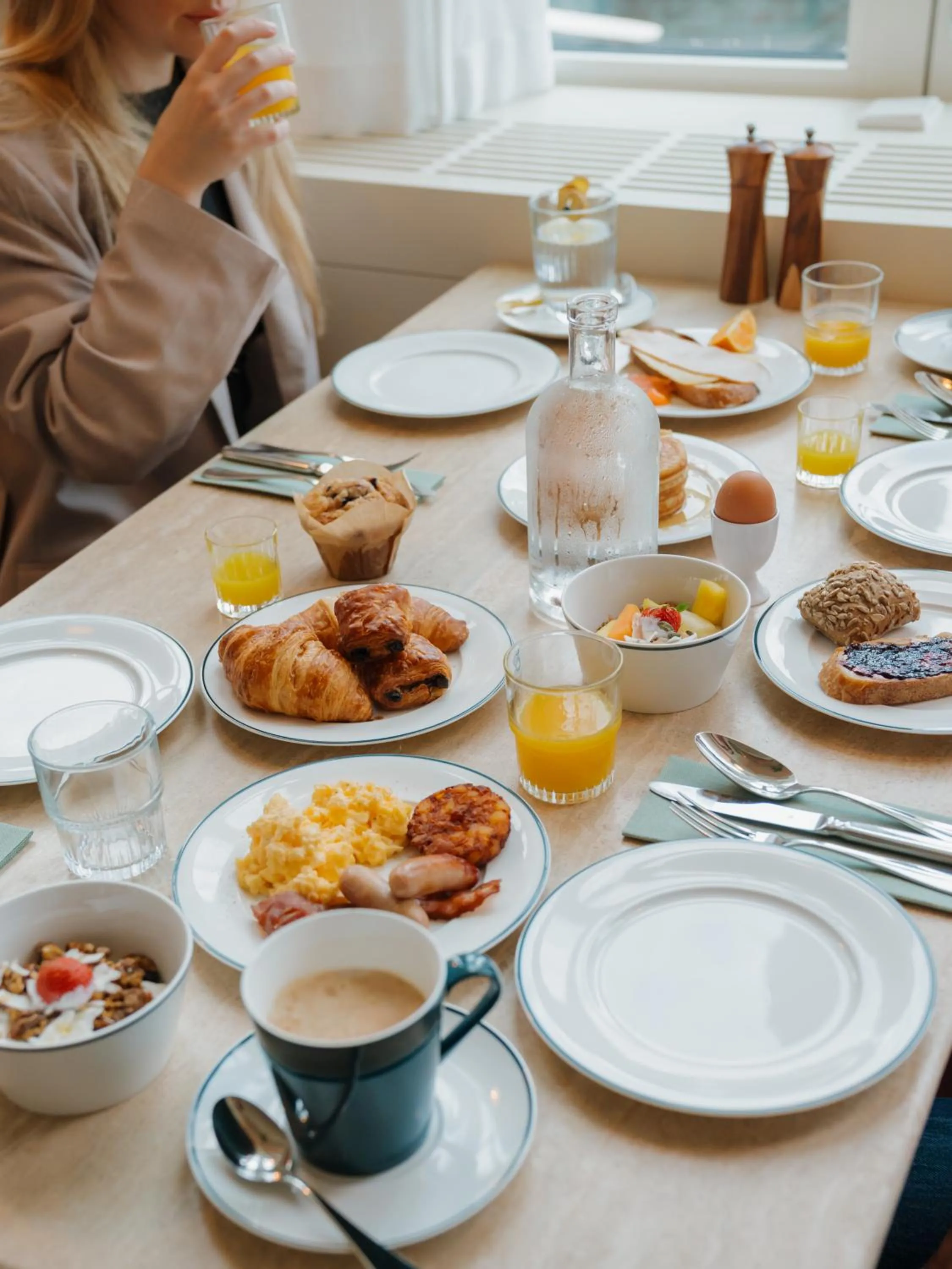 Breakfast in De Plesman Hotel The Hague