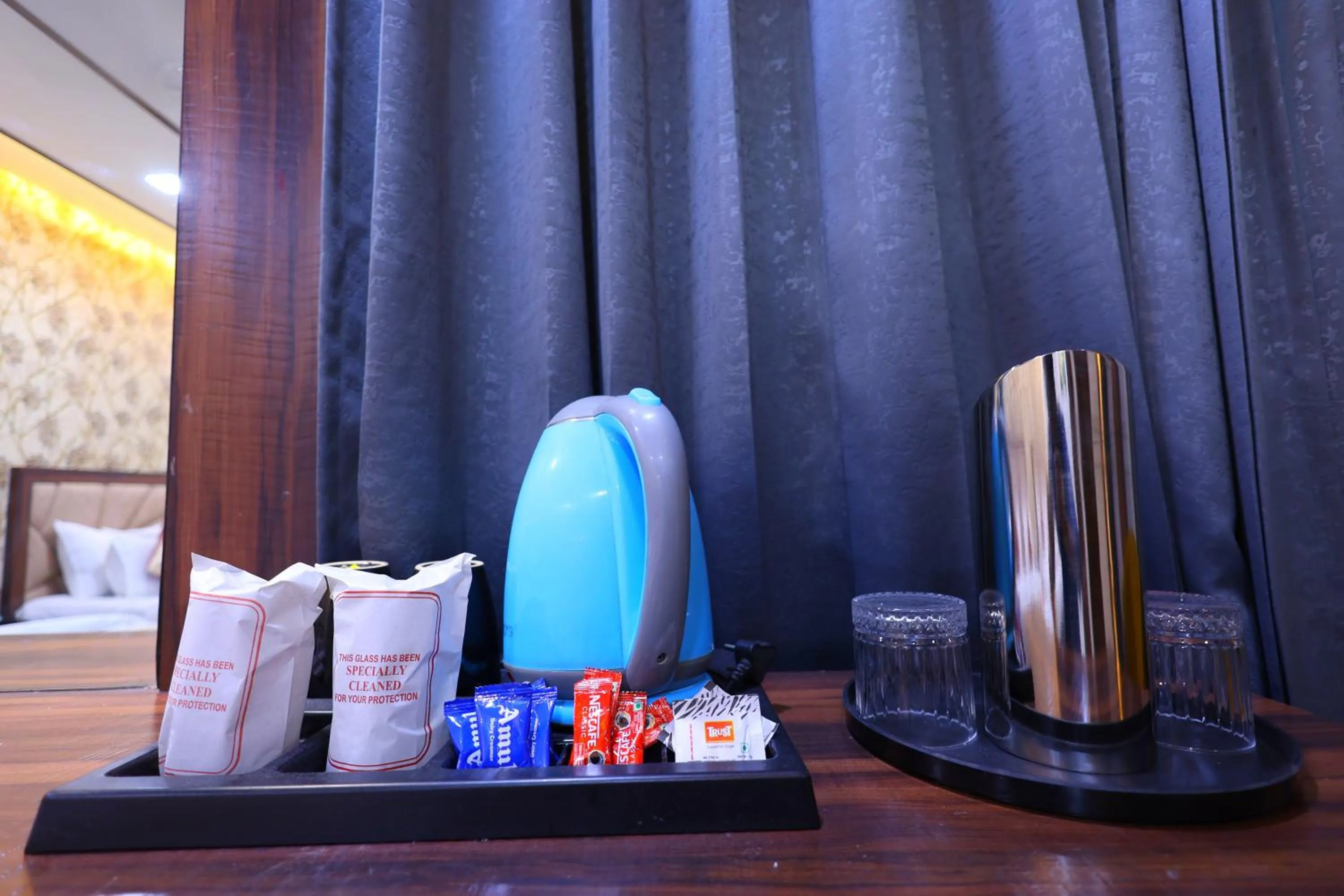 Area and facilities in The Crown Hotel Agra near Taj Mahal & Restaurant