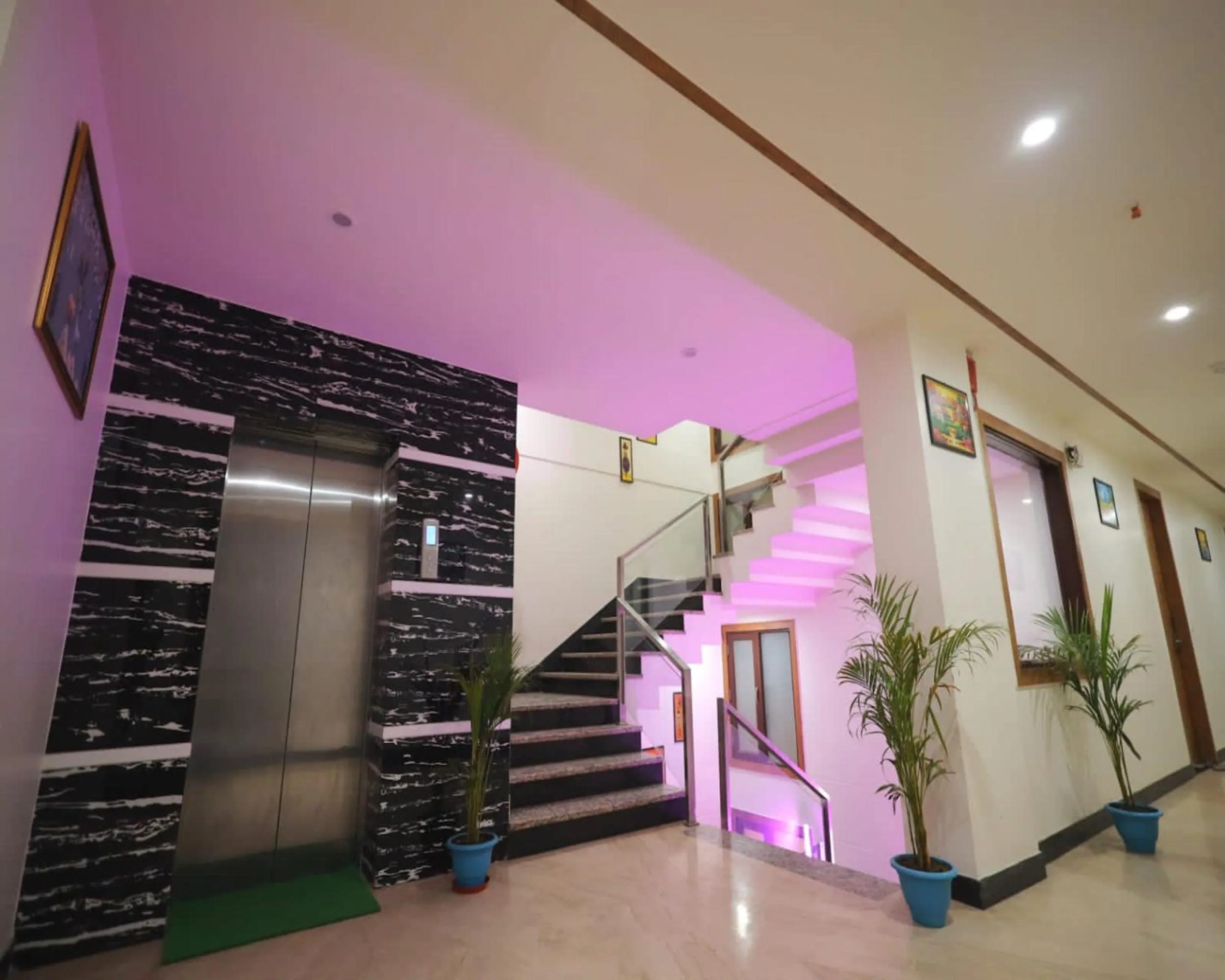 elevator in The Crown Hotel Agra near Taj Mahal & Restaurant