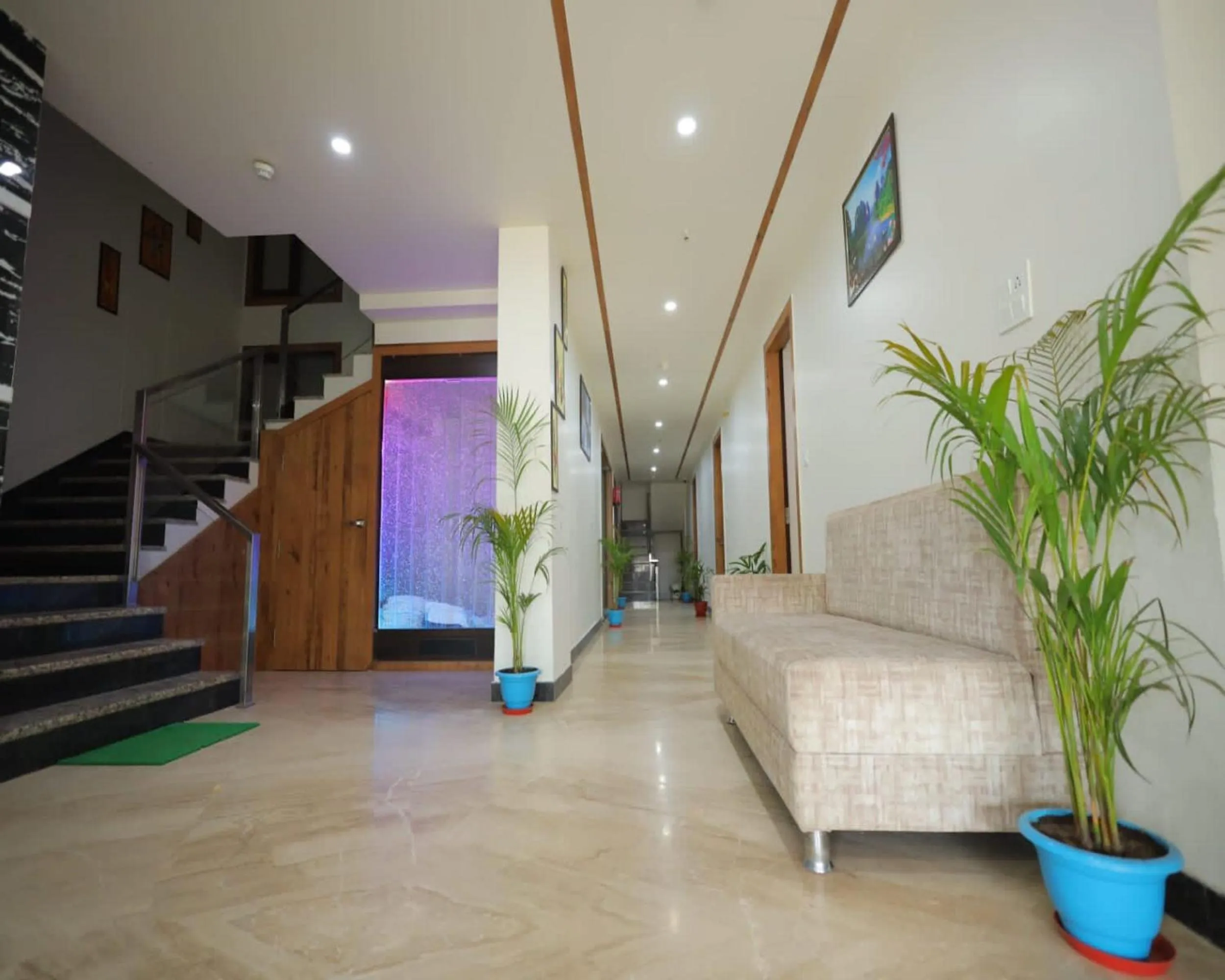 Seating area in The Crown Hotel Agra near Taj Mahal & Restaurant