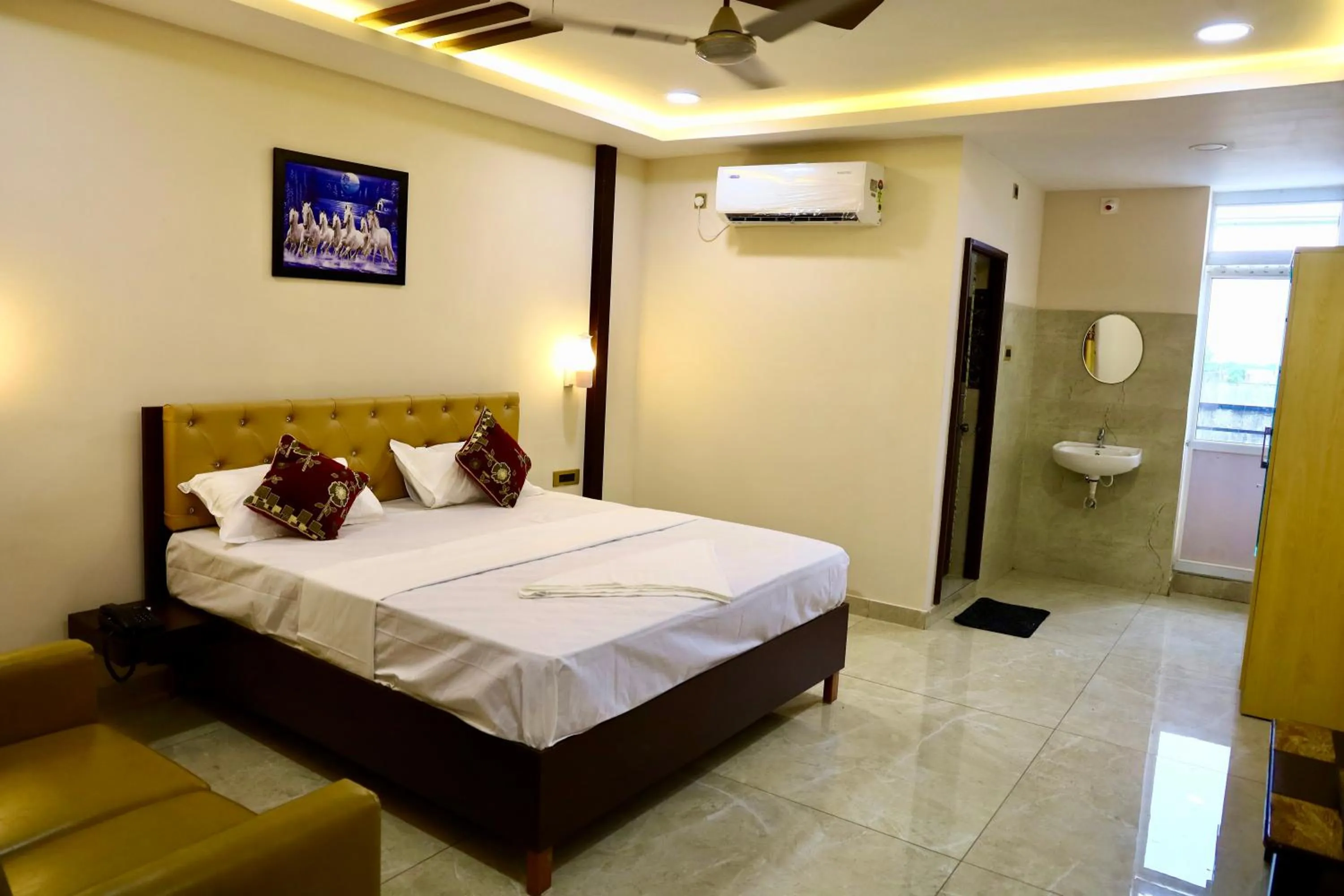 Bed in Gokulam Grand