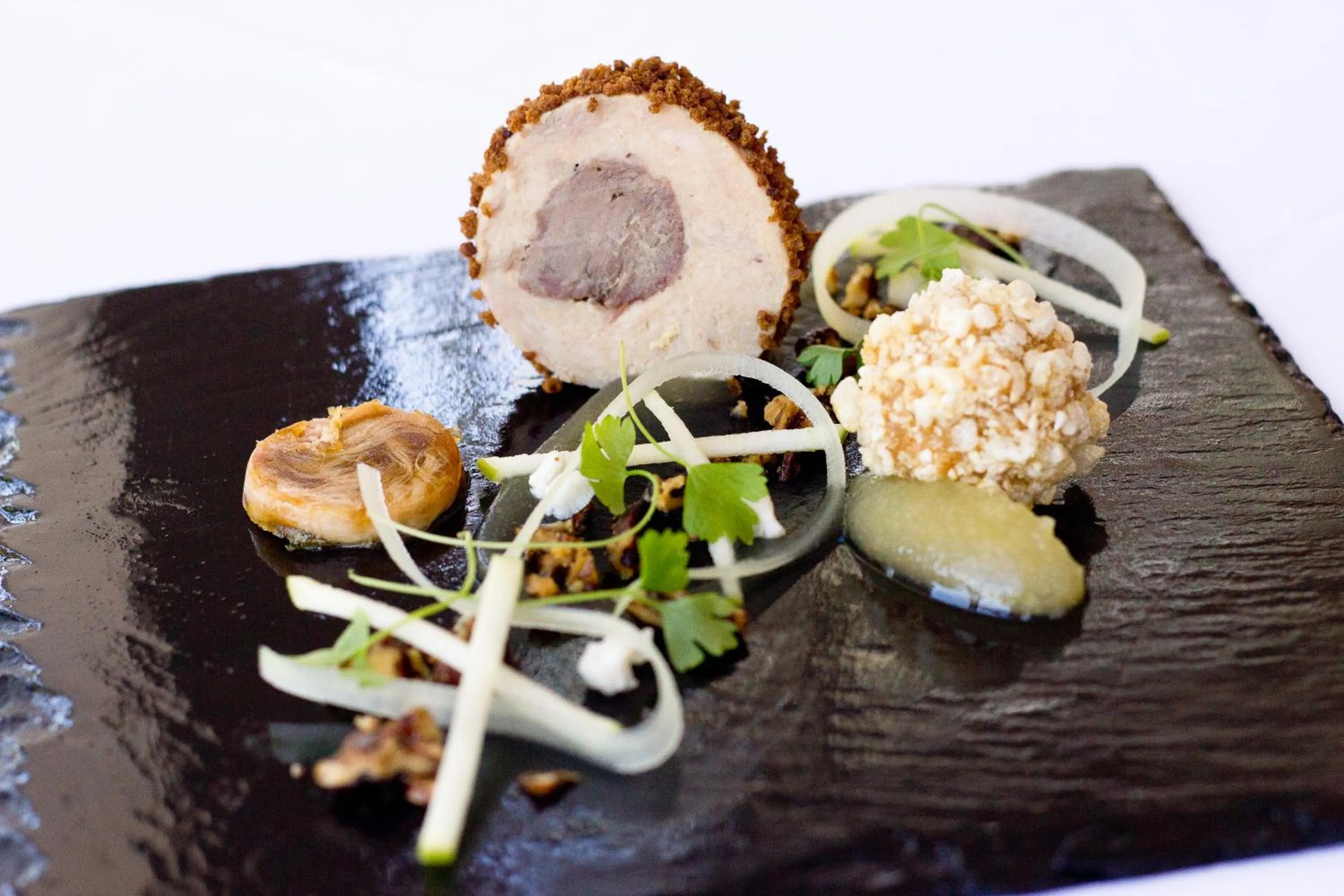 Food close-up in Two Bridges Hotel