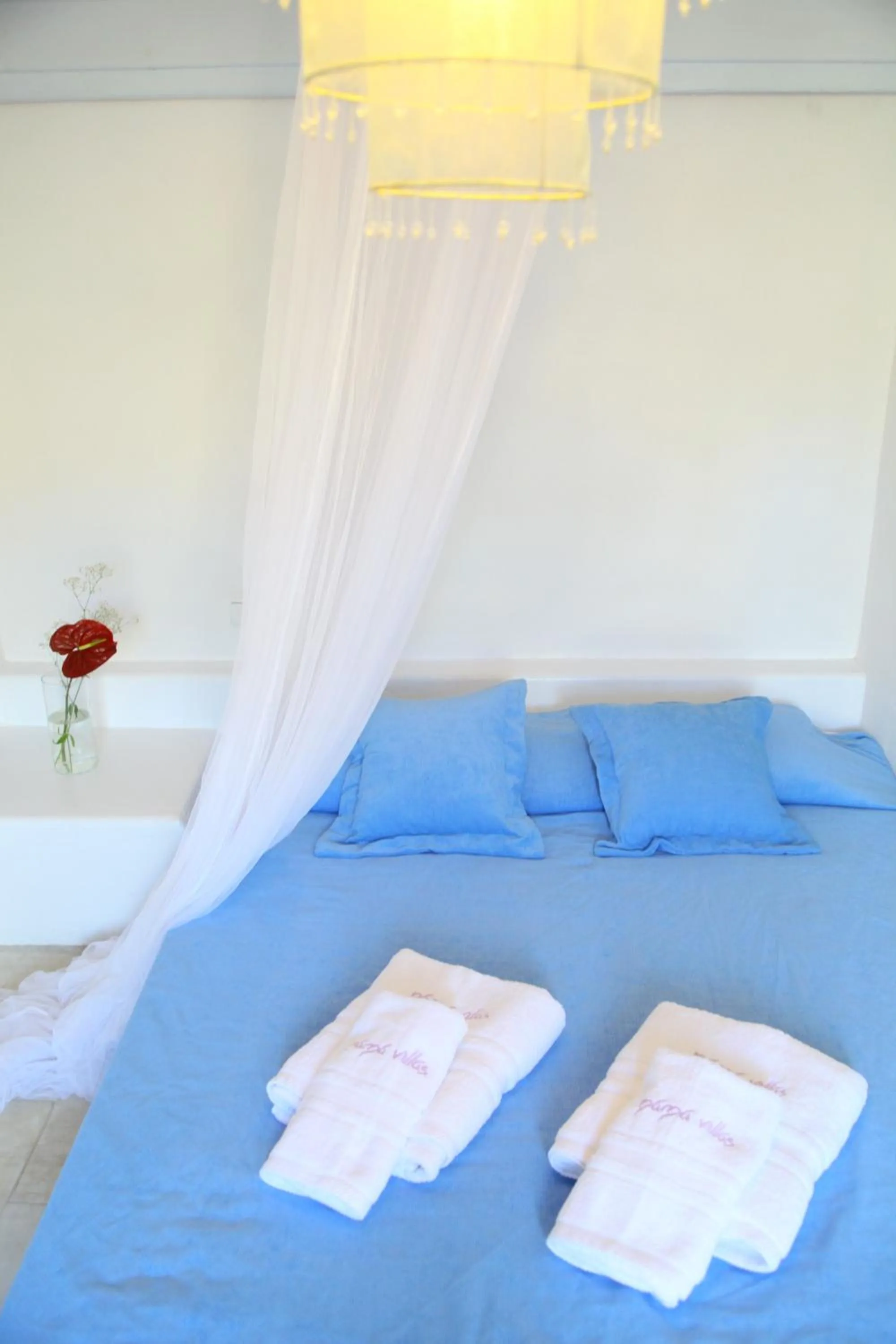 Bed in Nama Villas
