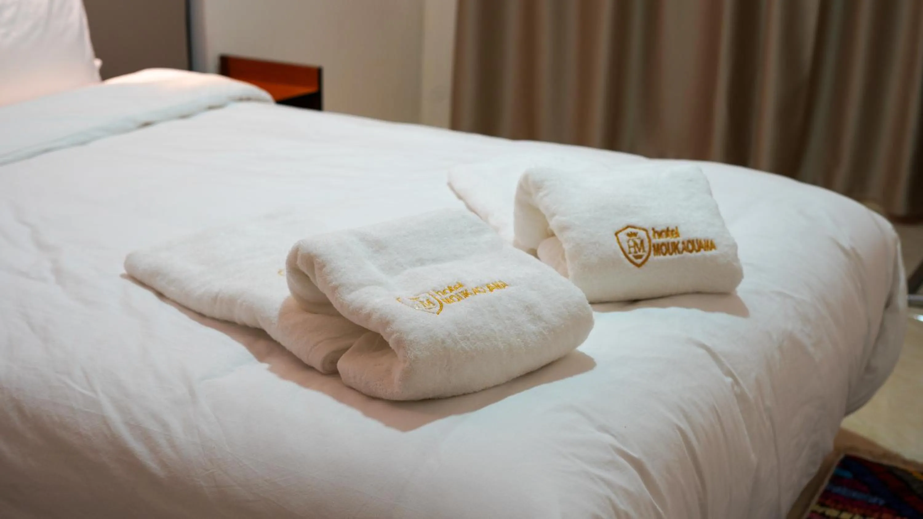 Bed in Hôtel Moukawama Restaurant & SPA Dakhla