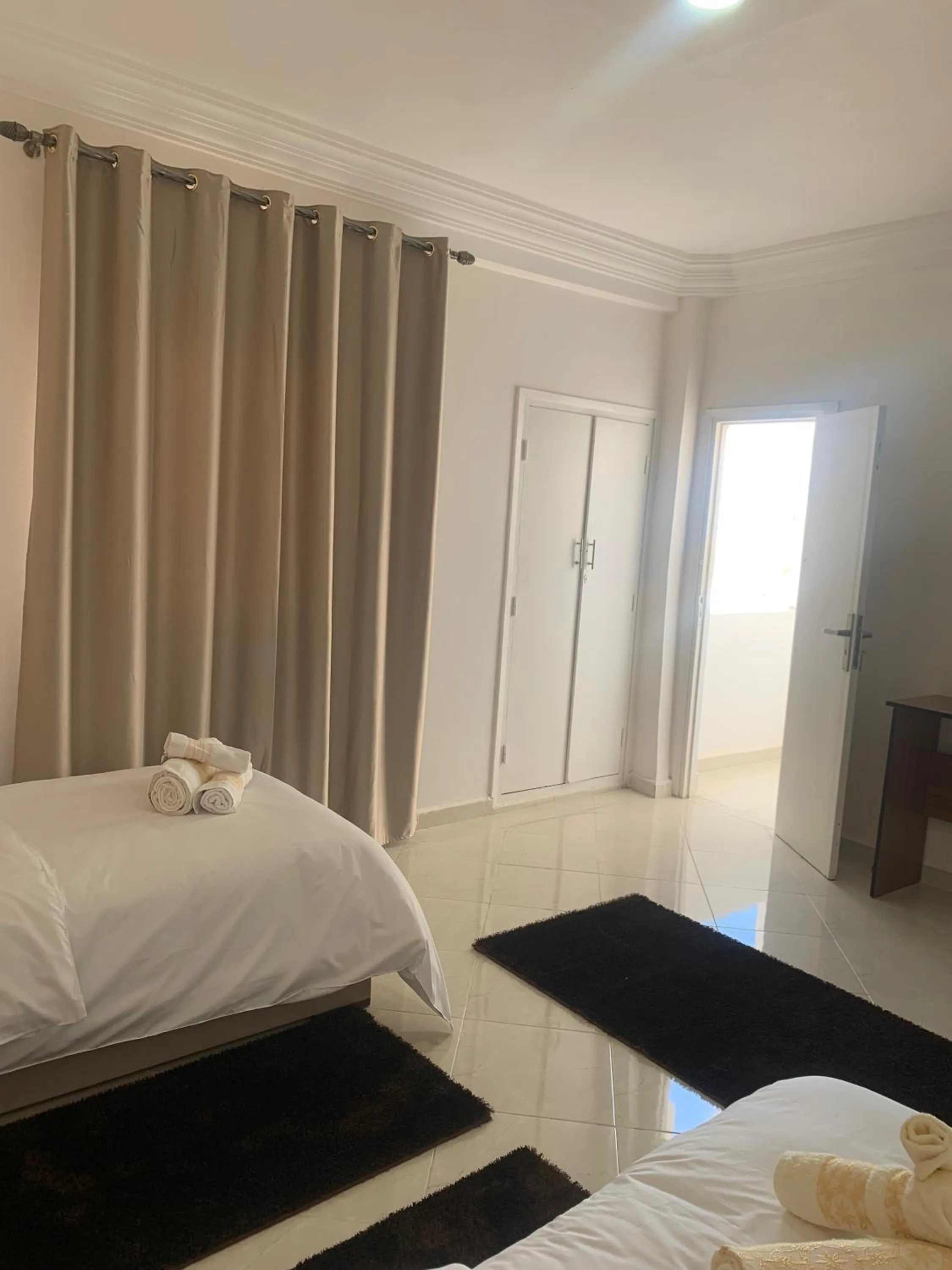 Bed in Hôtel Moukawama Restaurant & SPA Dakhla