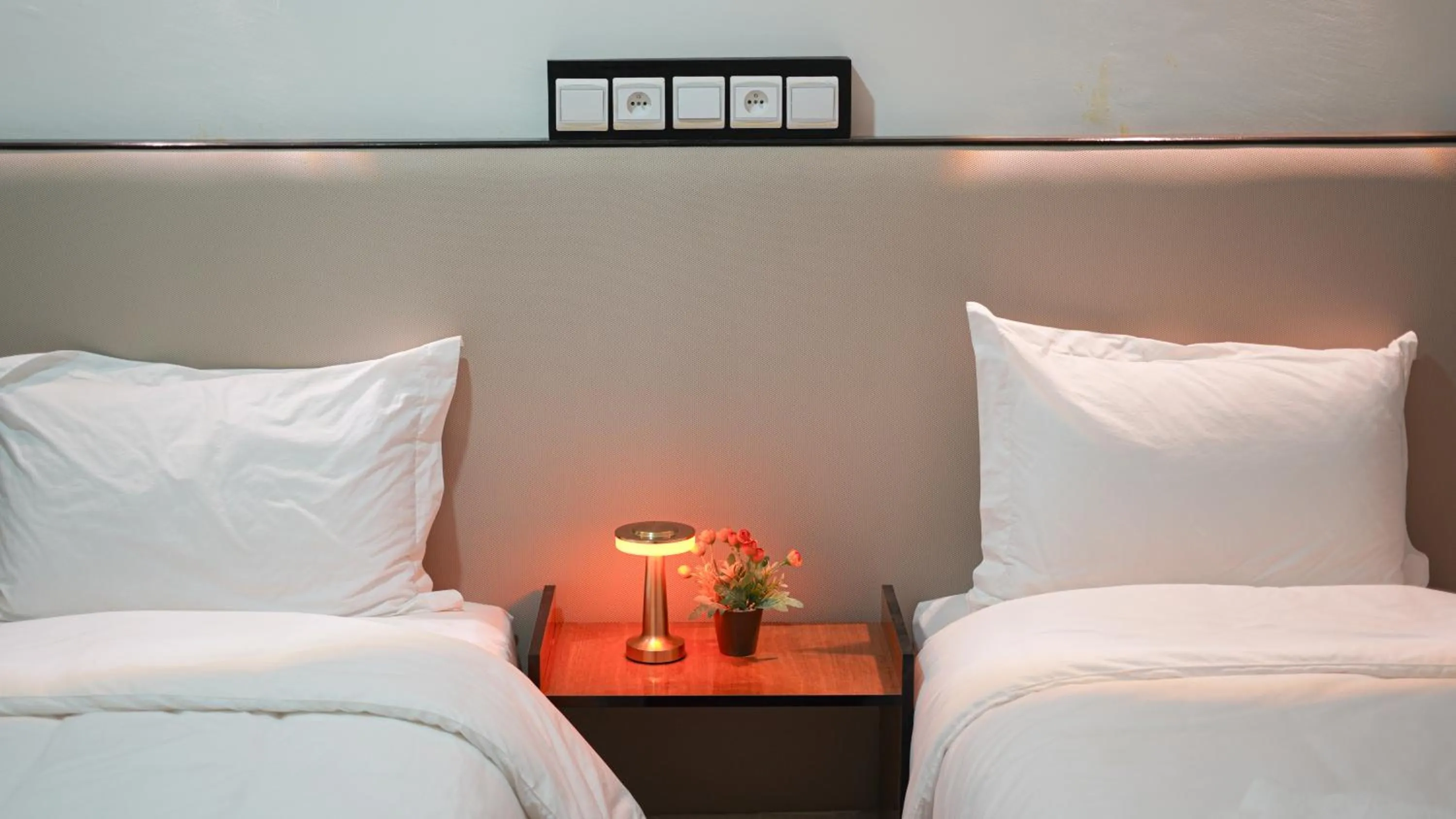 Bed in Hôtel Moukawama Restaurant & SPA Dakhla