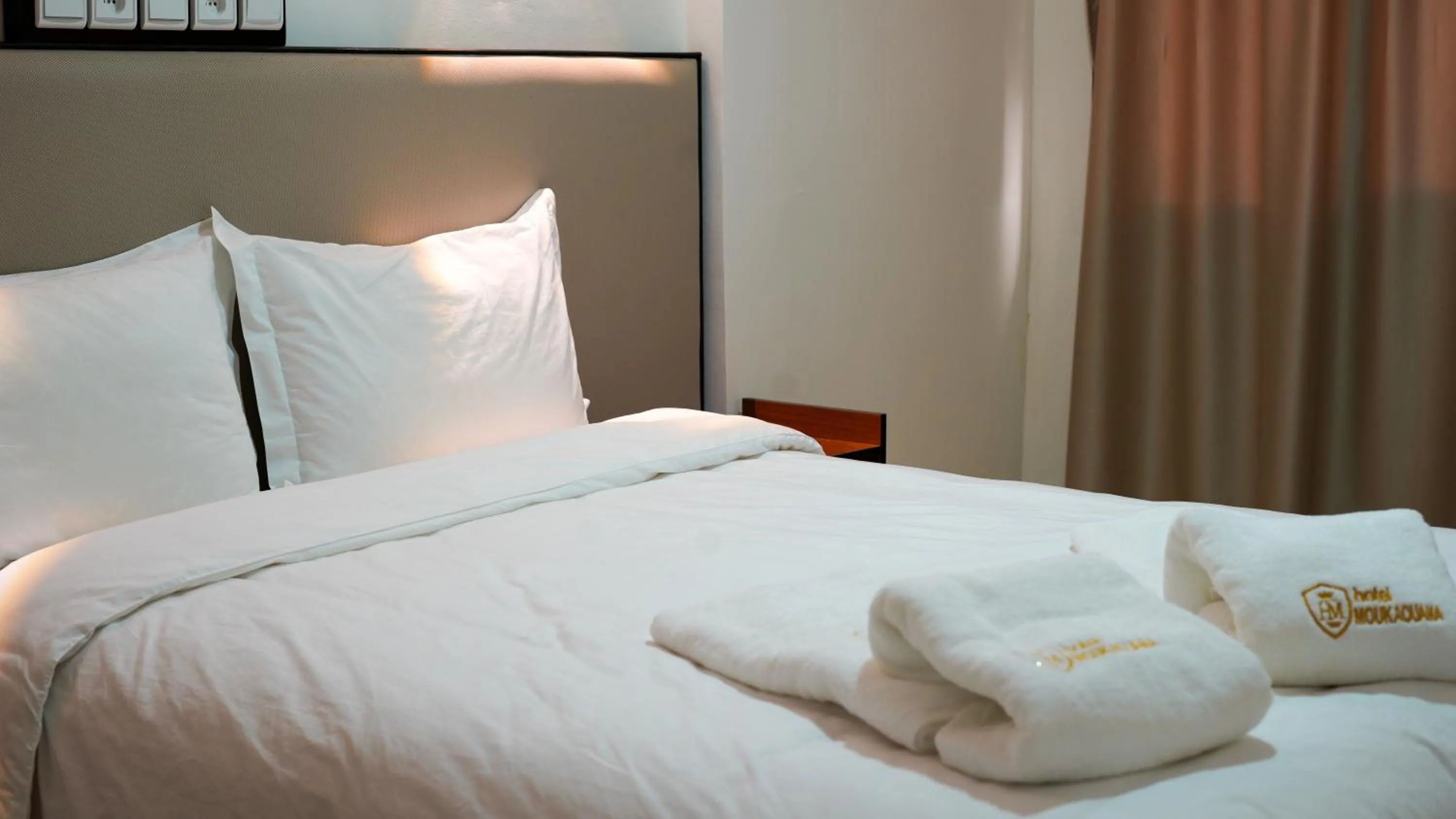Bed in Hôtel Moukawama Restaurant & SPA Dakhla