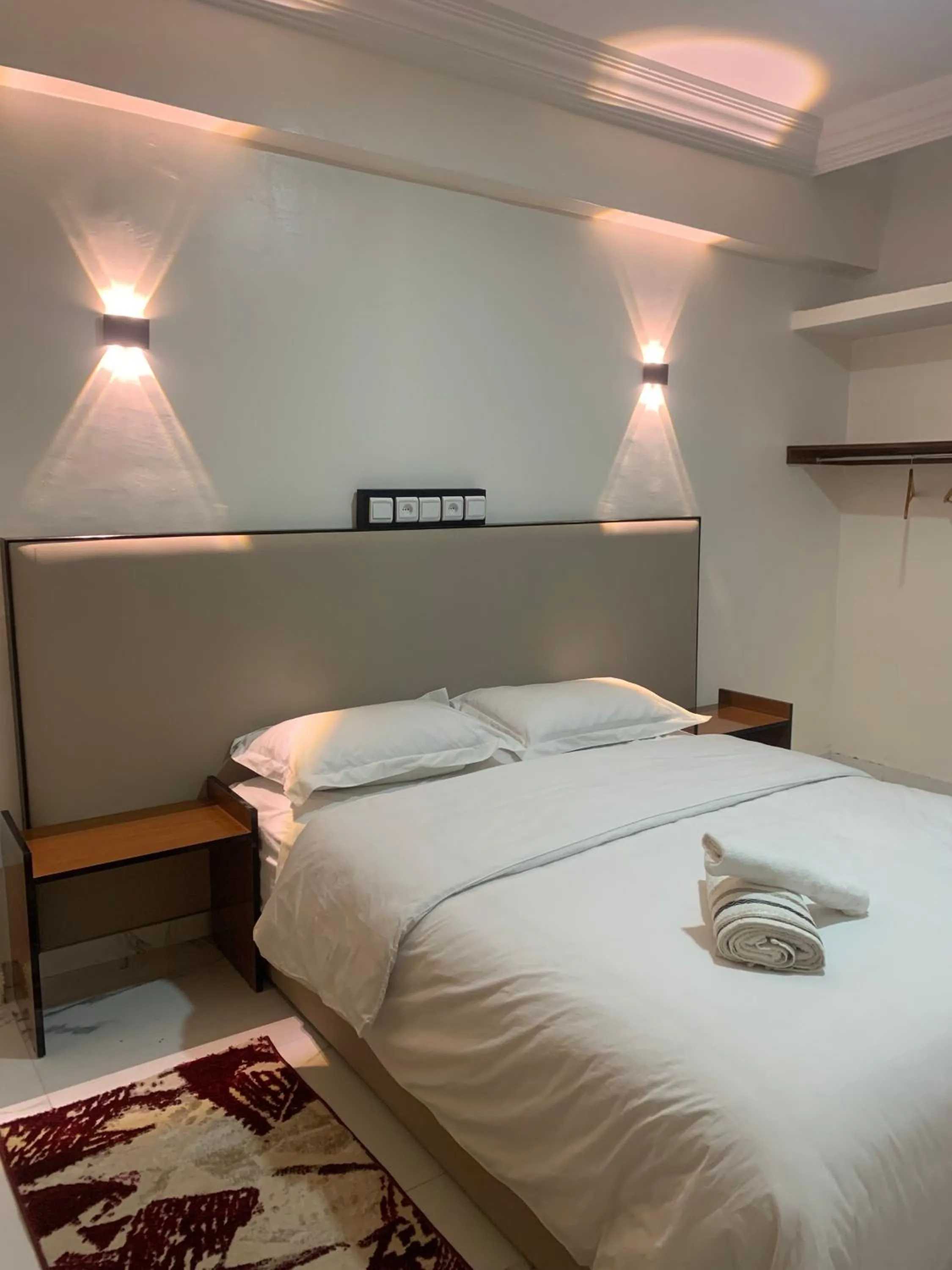 Bed in Hôtel Moukawama Restaurant & SPA Dakhla