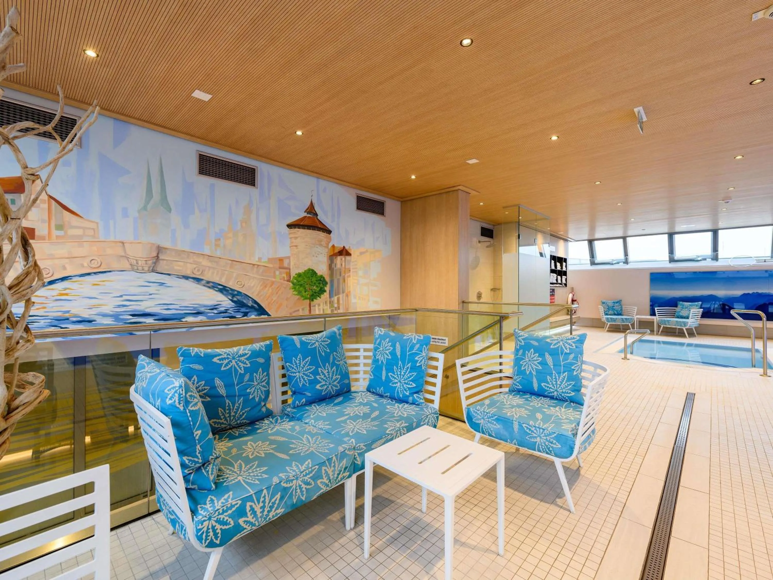 Pool view in Novotel Nürnberg Centre Ville